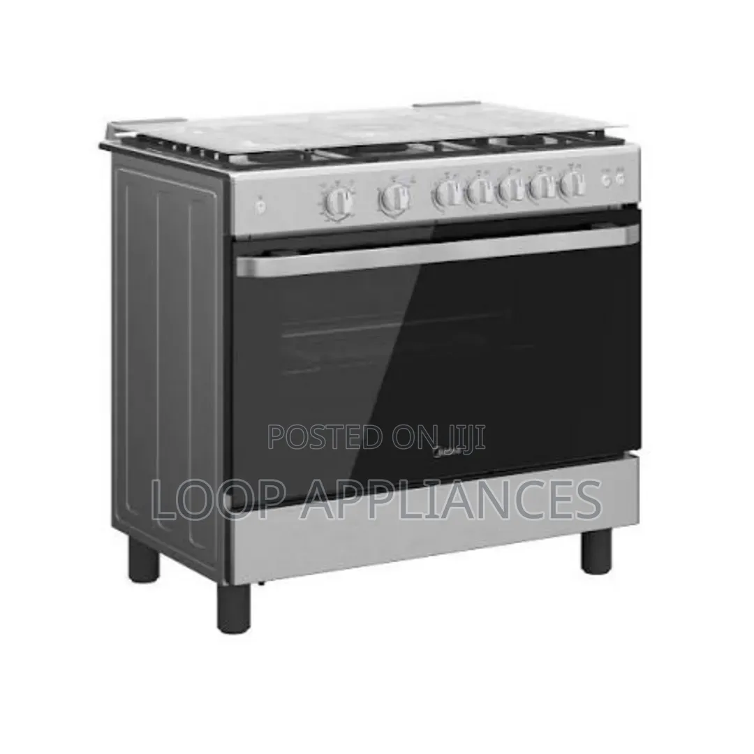 New Midea Freestanding 90×60 Cm 5-Burner Gas Cooker 36LMG5G080V