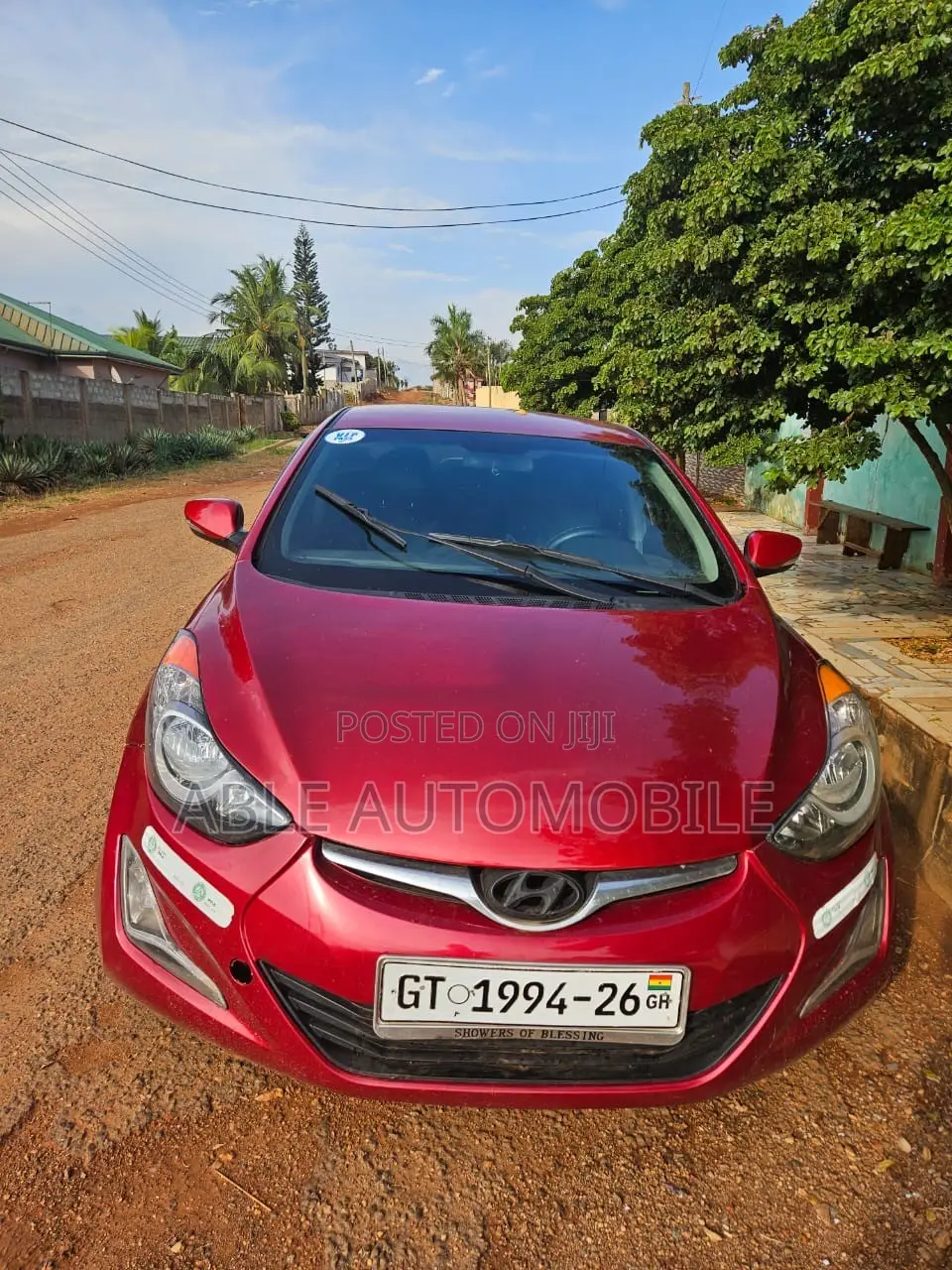 Hyundai Elantra GLS Sedan FWD (1.8L 4cyl 6A) 2013 Red