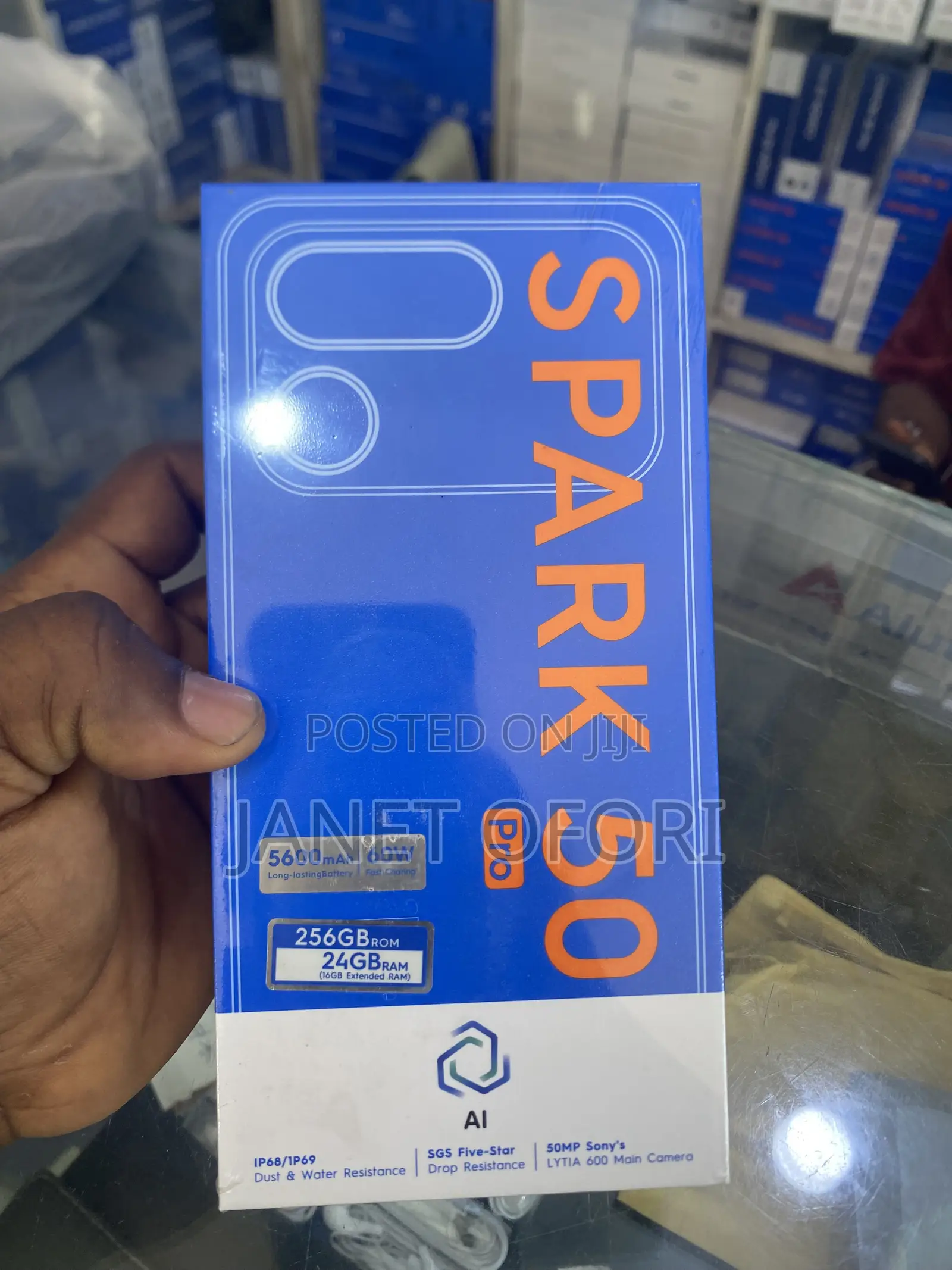 New Tecno Spark 50 Pro 256 GB Gray
