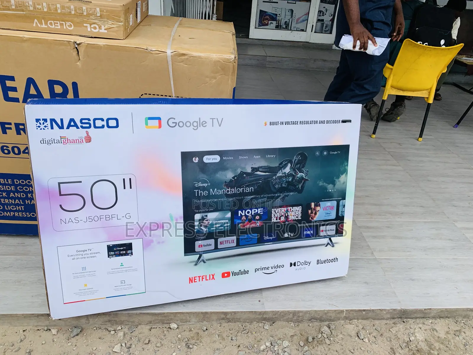 Text Us Fir Your Nasco 50” FHD Smart Glossy Television