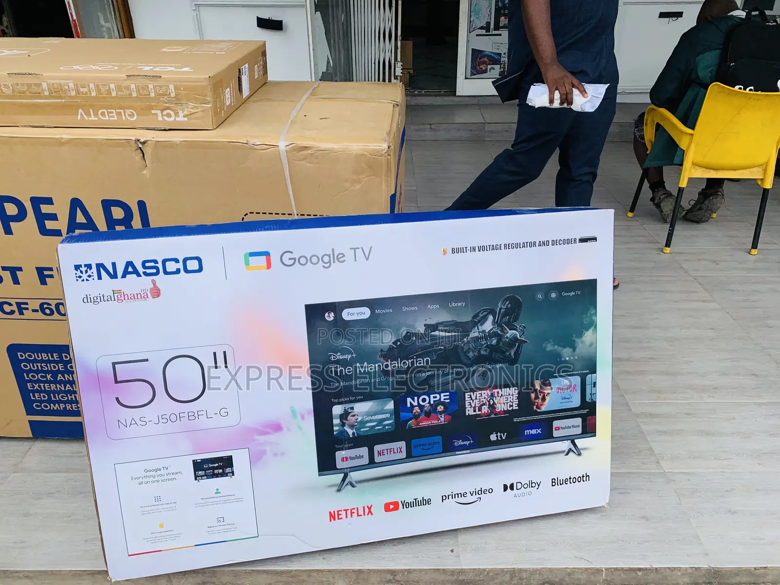 Text Us Fir Your Nasco 50” FHD Smart Glossy Television