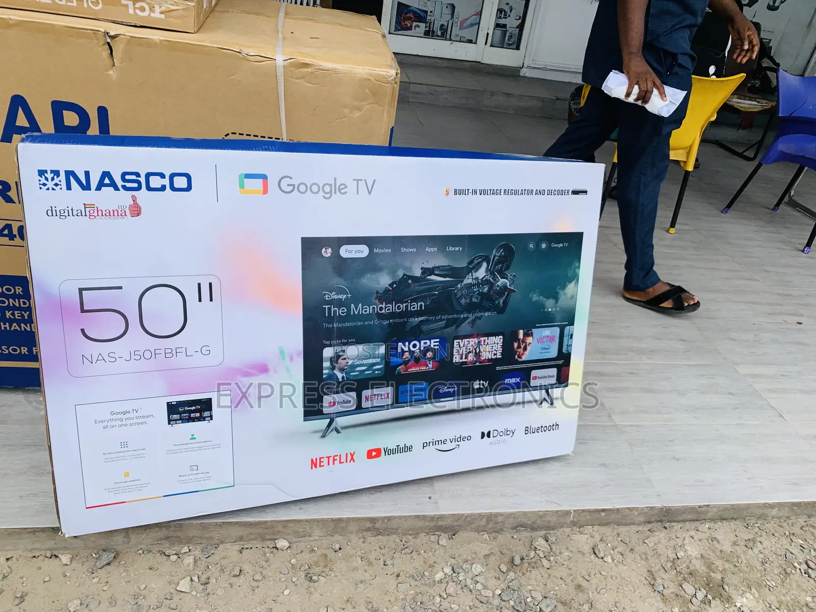 Better Deals on Nasco 50” FHD Smart Android TV Glossy LED