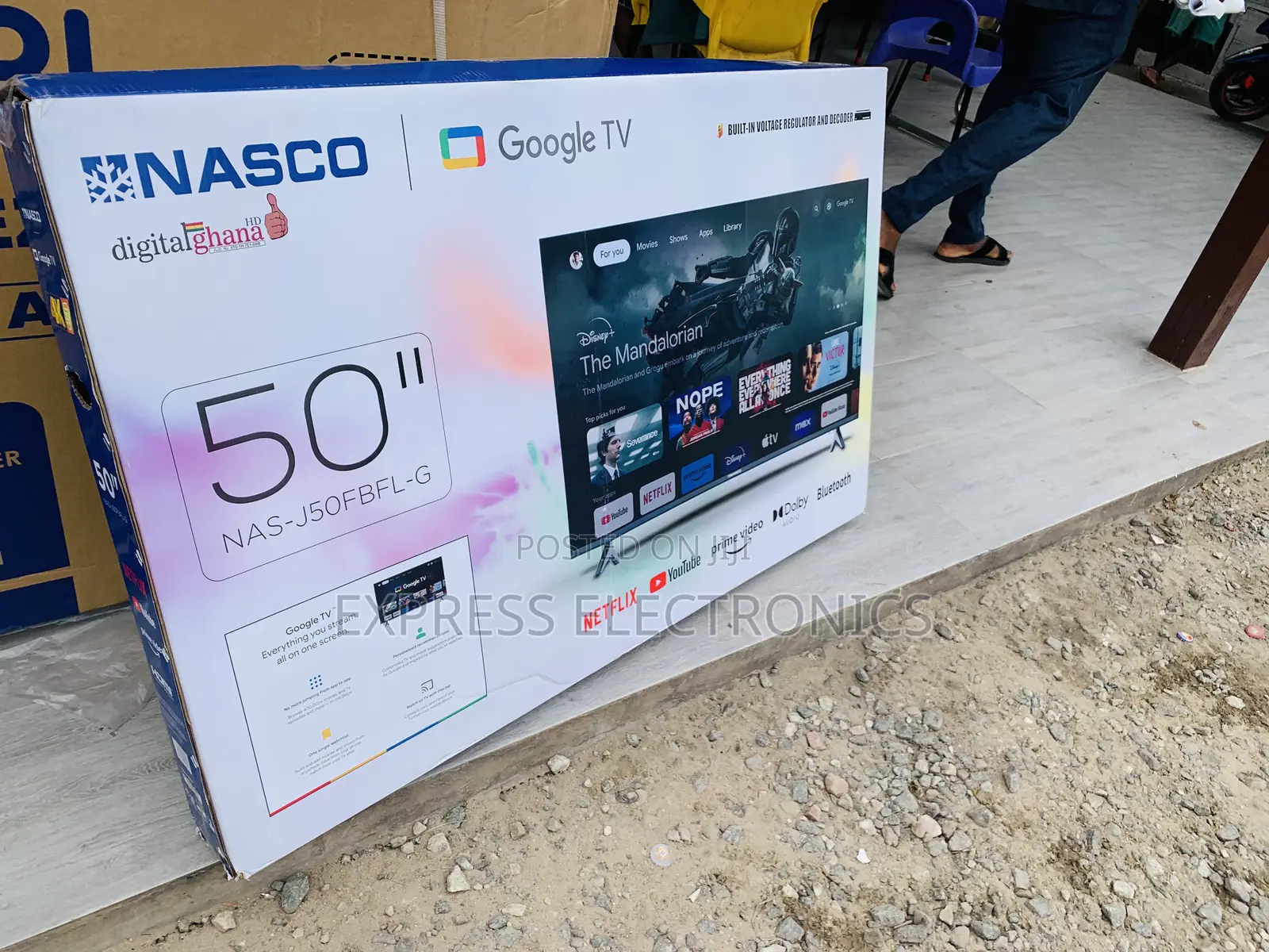 Place Your Order for Nasco 50" Google Smart 4K HDR TV (NAS-J50FBFL-G