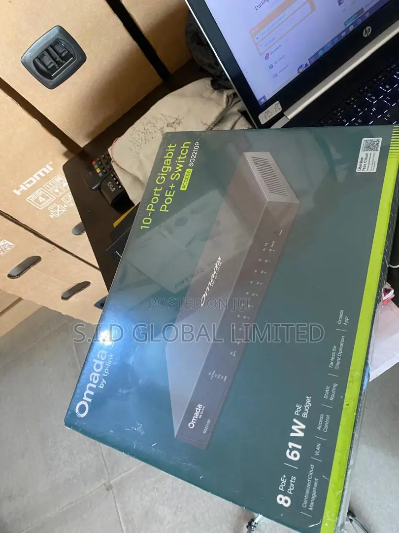 Amazing Plug With TP-Link Omada Sg2210p 10 Port Gigabit Poe +Switch