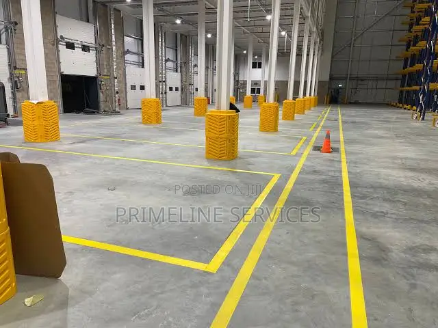 Car Parking Lot and Warehouse Strip Markings