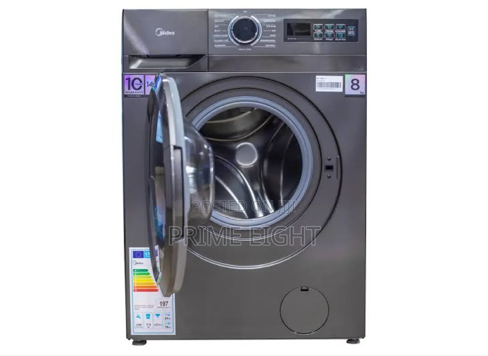 Midea MF110W80B/T 8kg Fully Automatic Front-Load Washing Machine