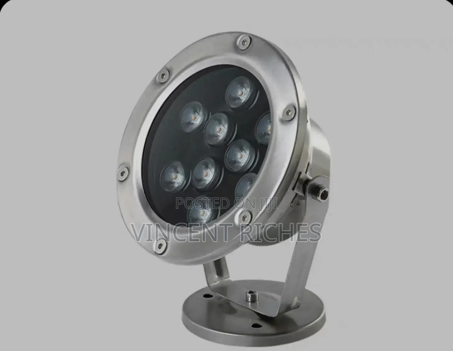 9w RGB Waterproof Fountain Lights With RF Remote Control