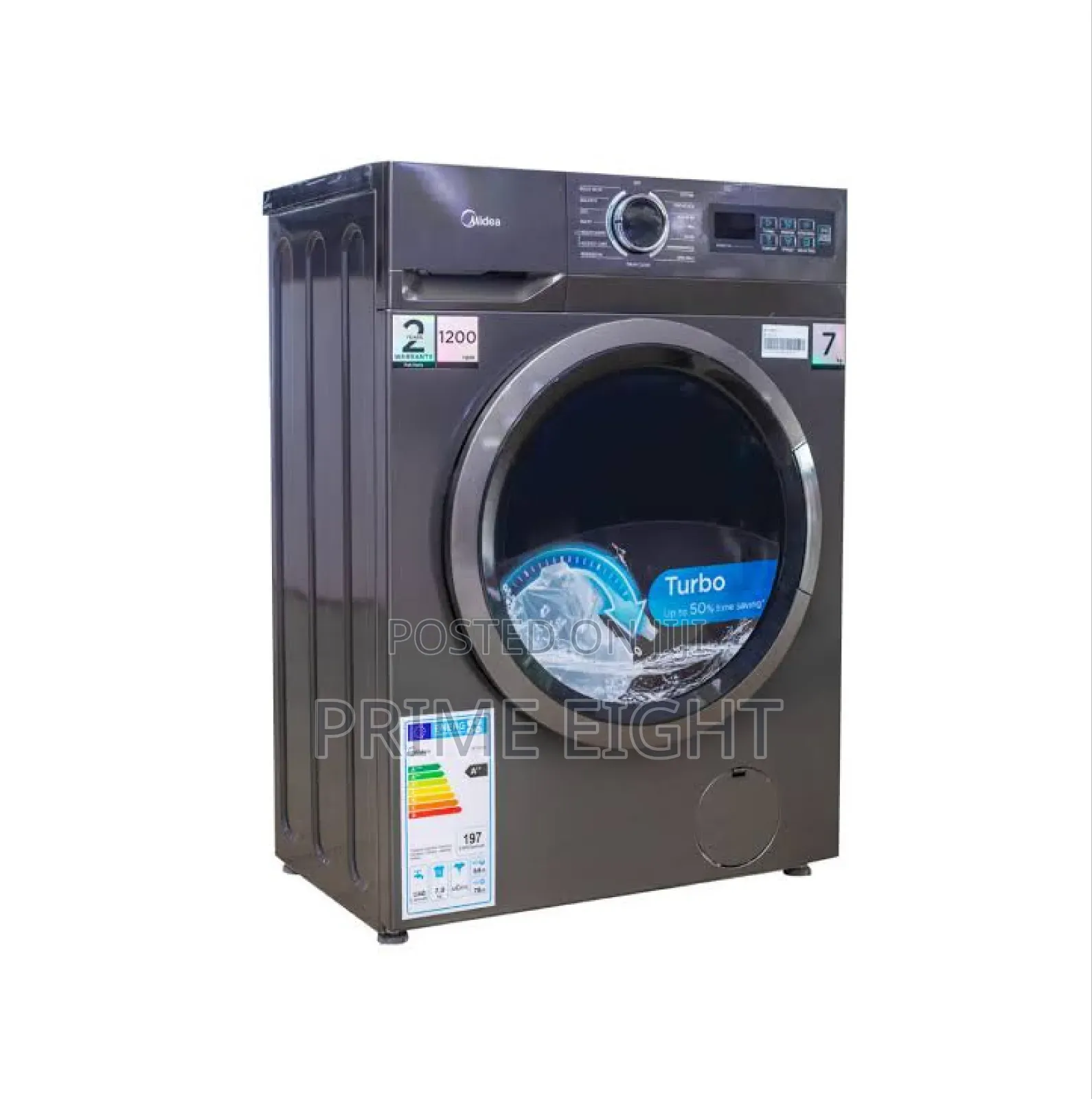 Midea 7 KG Front Load Inverter Motor Washing Machine (MF110W70/T)