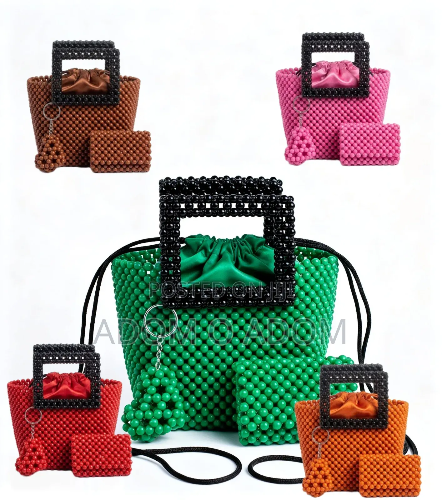 Handmade Tote Bead Bags