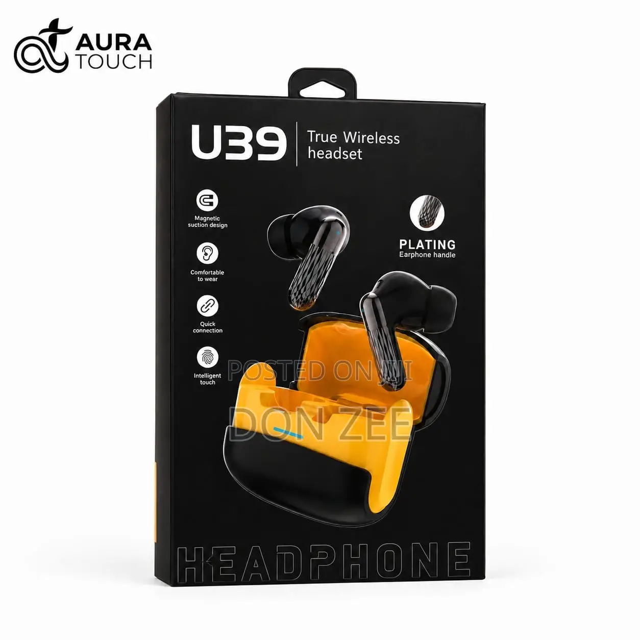 U39 TWS Bluetooth Earbuds With Charging Case