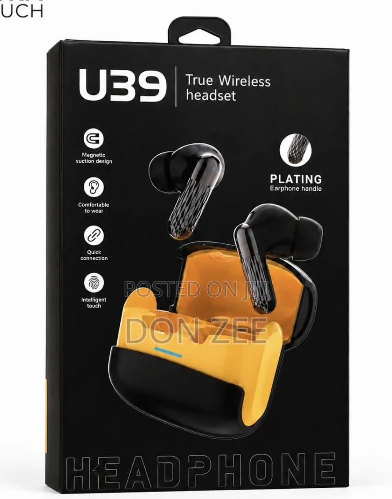 U39 TWS Bluetooth Earbuds With Charging Case