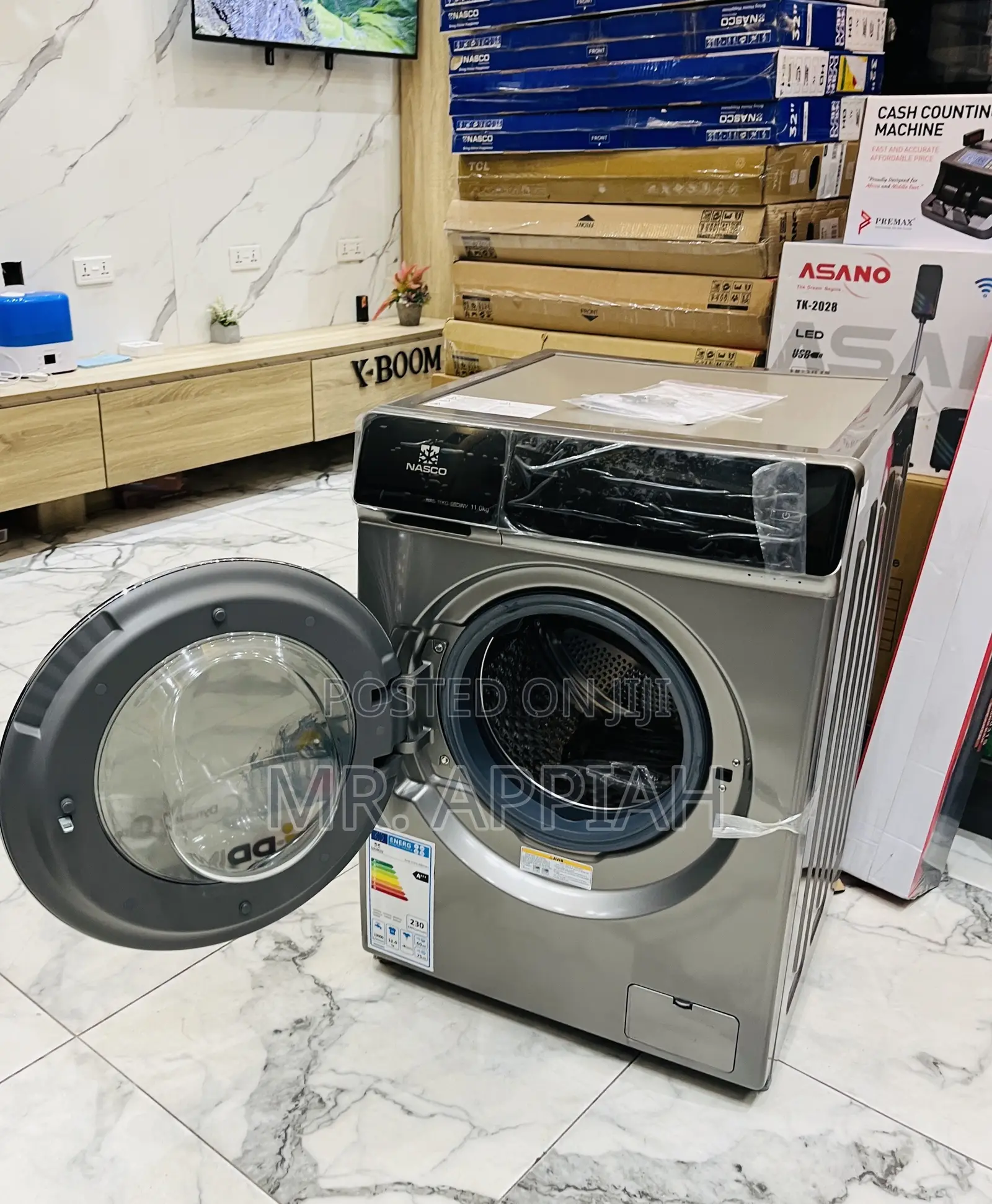 Smart Quality Nasco 11kg Front Load Washing Machine(Gray)