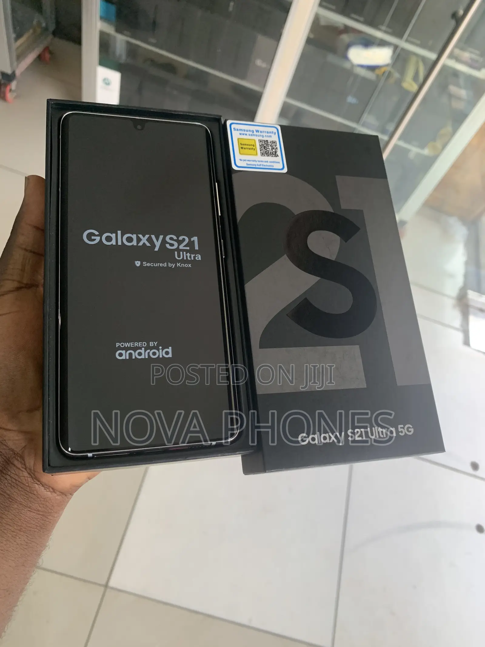 New Samsung Galaxy S21 Ultra 5G 256 GB Black