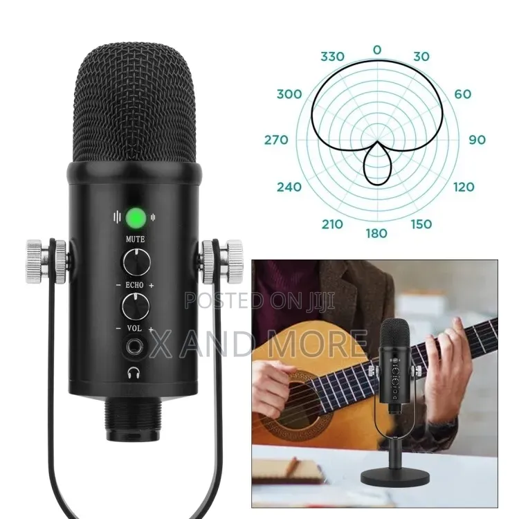 USB Studio Desk-Top Condenser Microphone