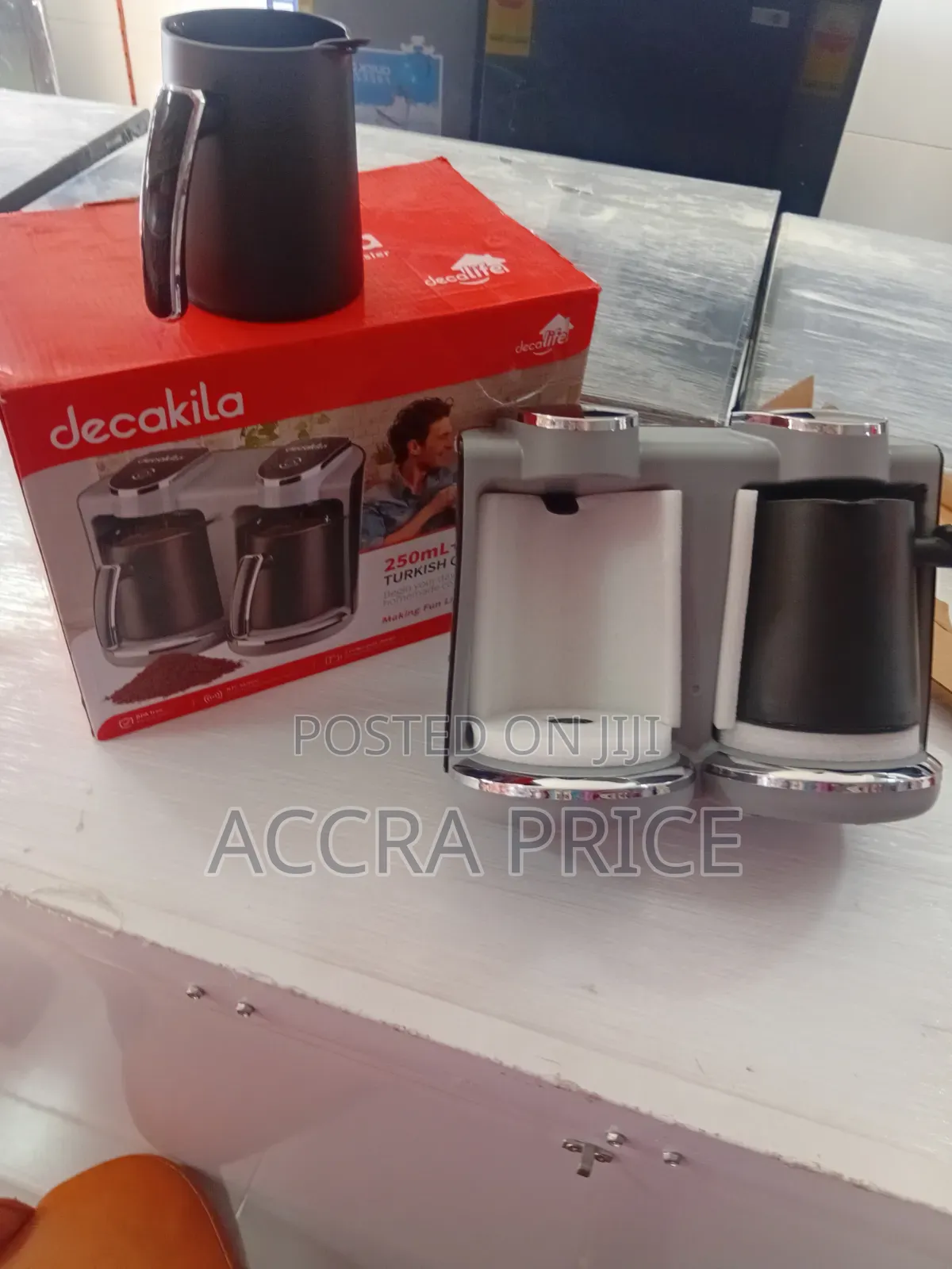 Decakila Coffee Machine Premium Double Turkish Coffee Maker