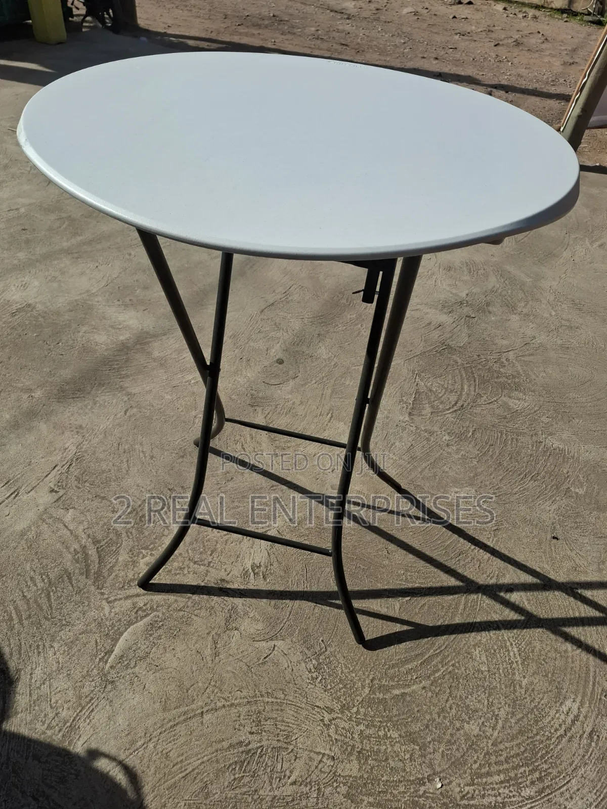 Lifetime 84cm Round Folding Bistro High Table Bar Event Cocktail Table