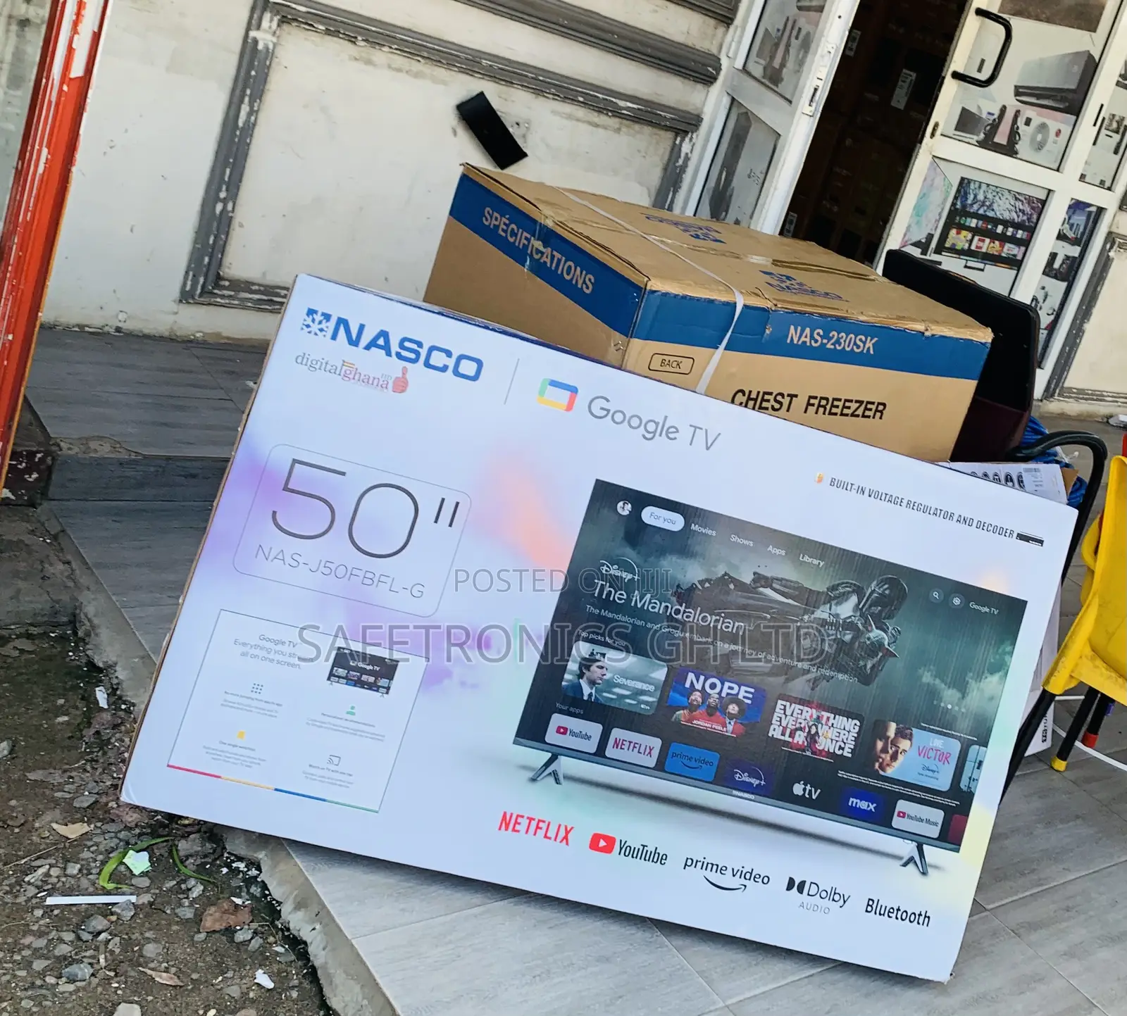 Nasco Cinema Clear 4K 50 Inch Uhd Android Led TV