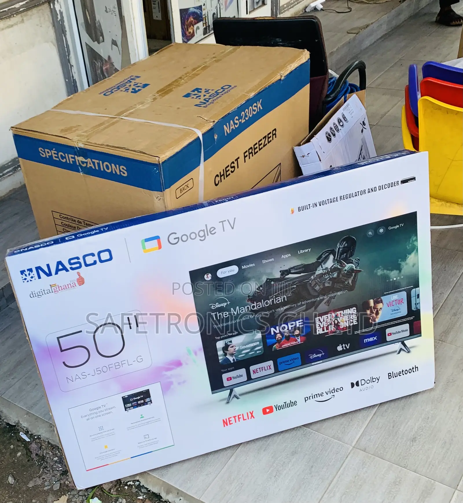 Premium Smart 4K Uhd Nasco 50 Inch Android Led TV