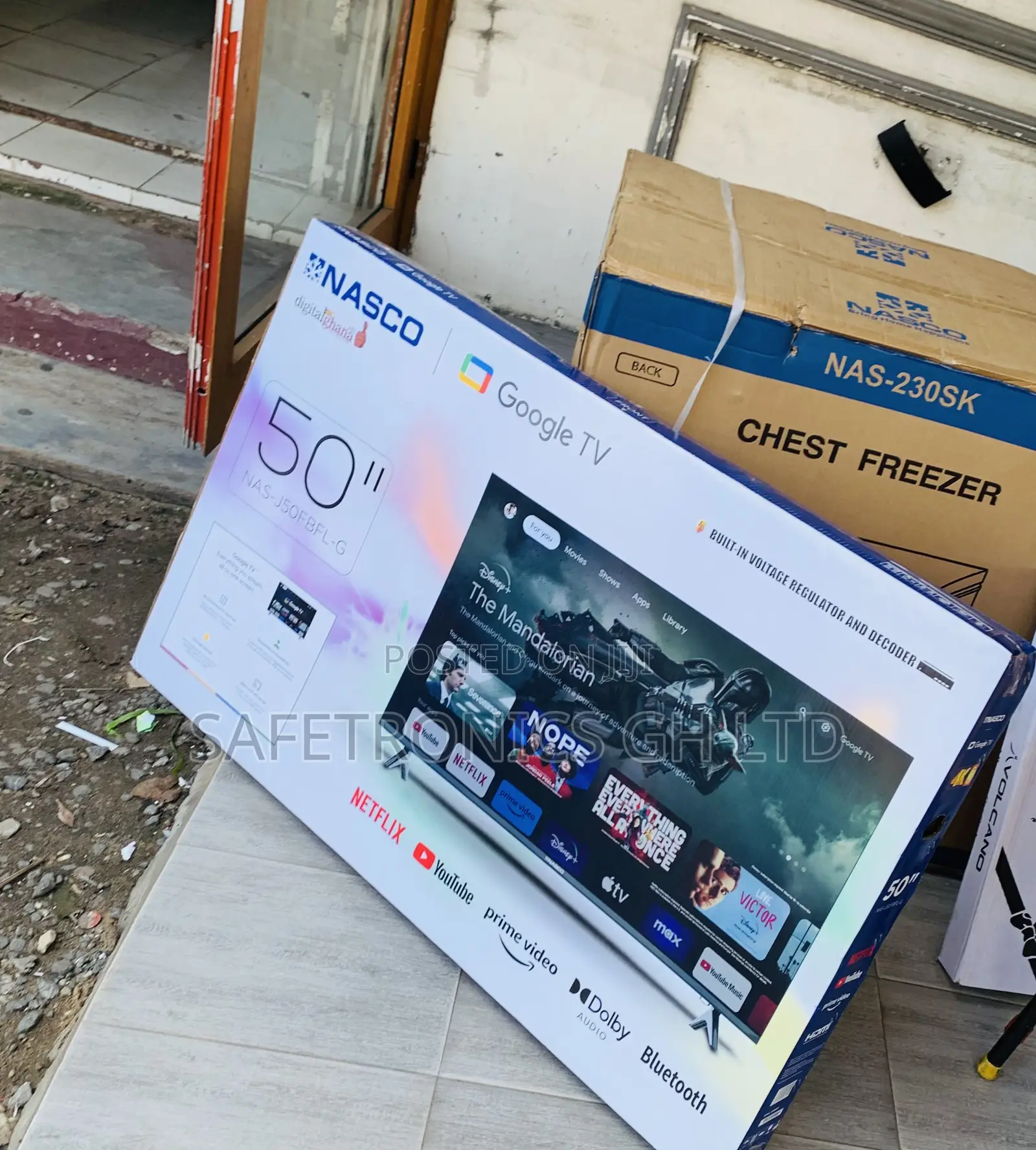 Nasco Clear Screen 4K Uhd Smart LED 50 Inch Android TV