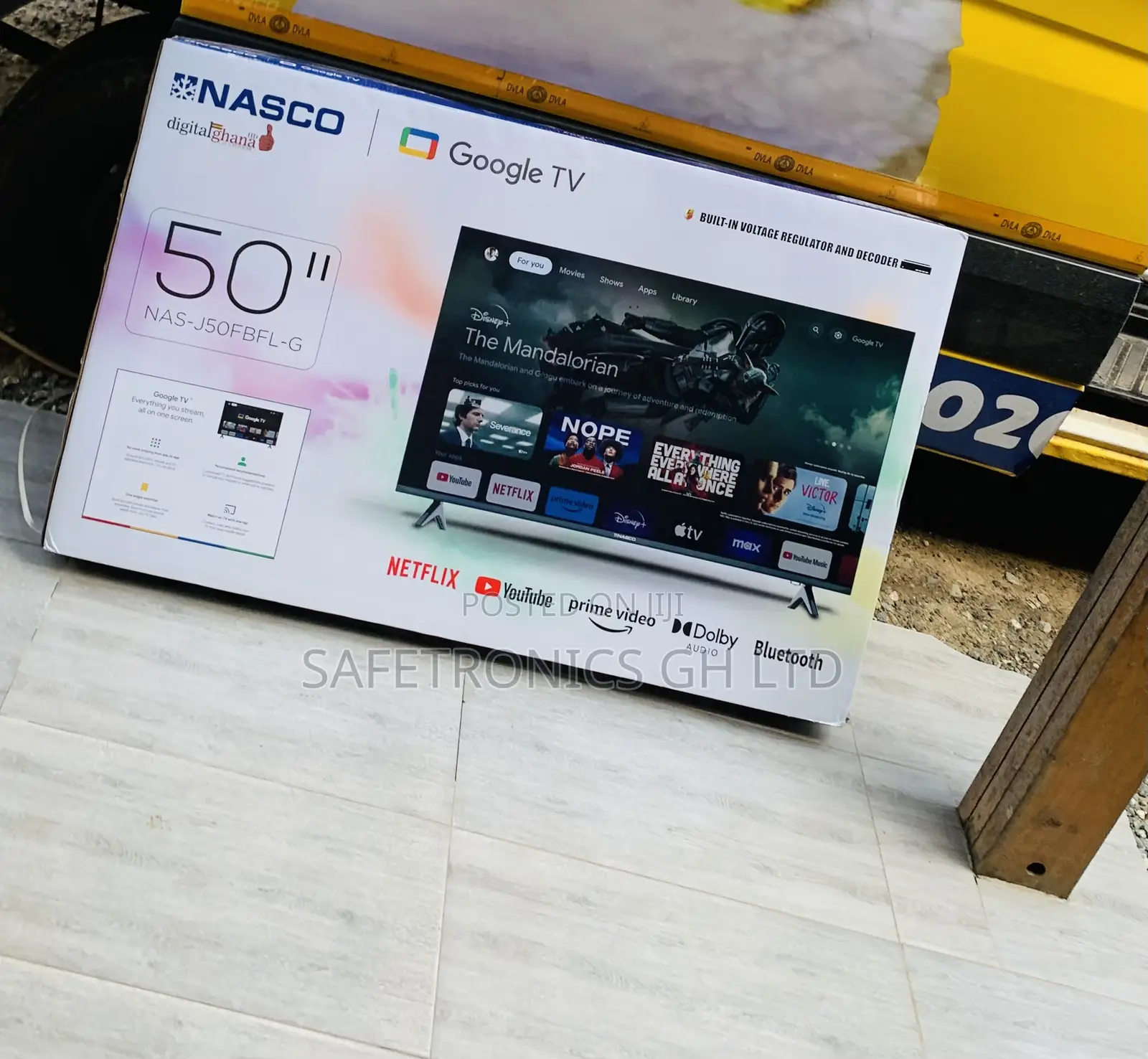 50 Inch View Smart Uhd 4K Crystal Nasco Android T.