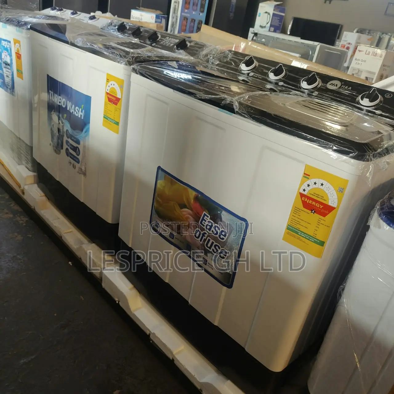 Stylishly Designed 10kg H&A Twin Tub Washing Machine