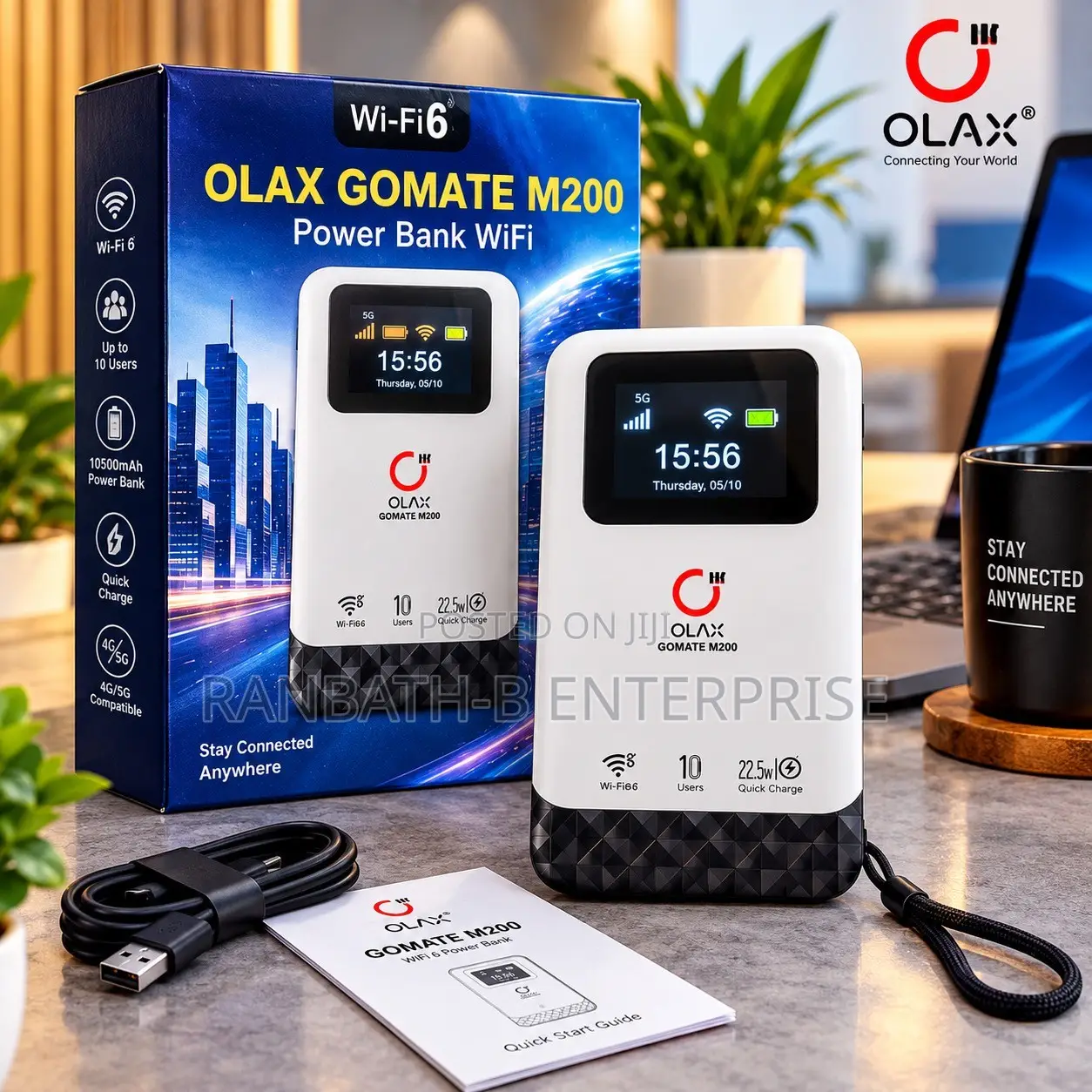 OLAX GOMATE M200 MiFi Router With LCD Display