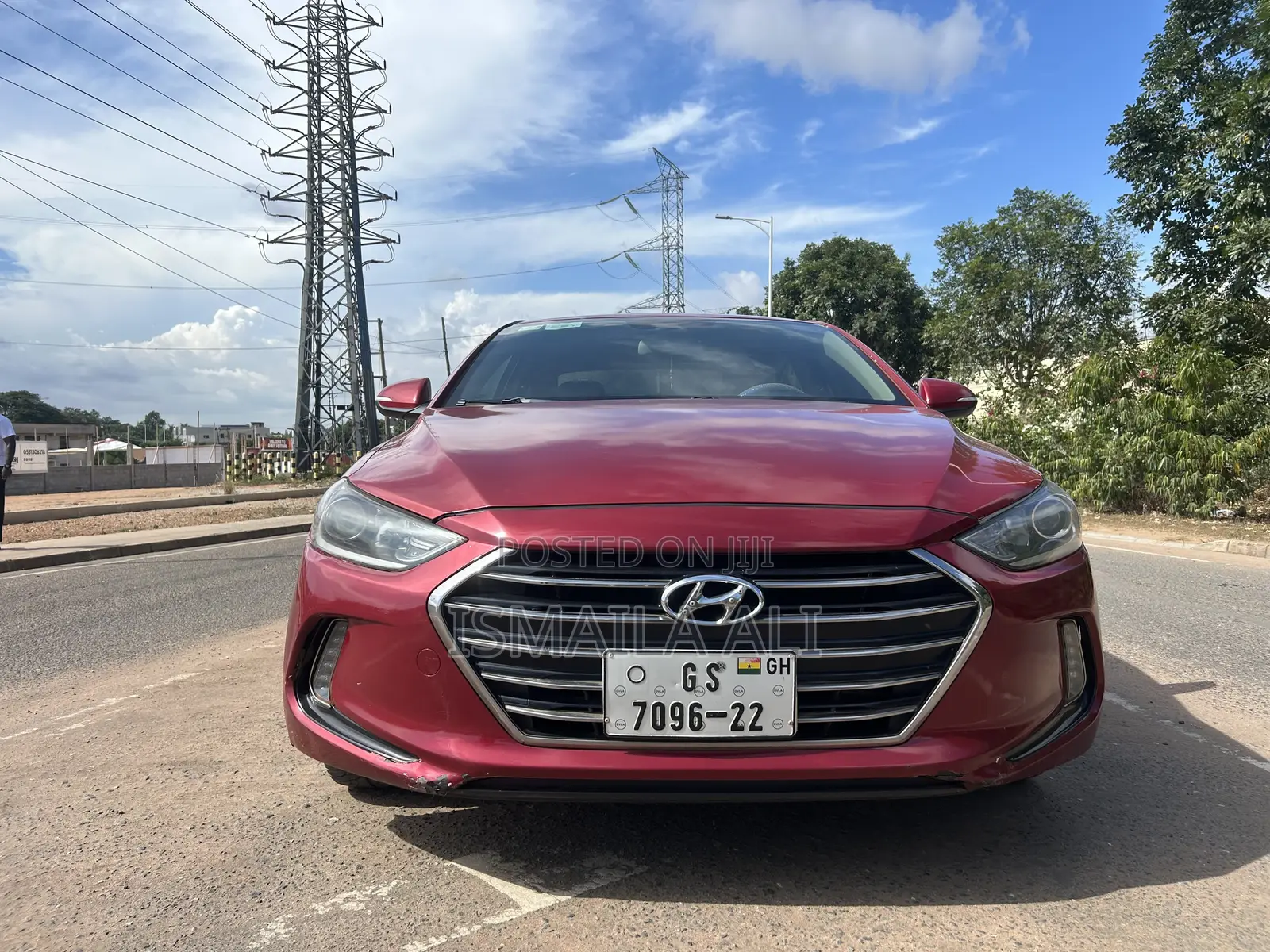 Hyundai Elantra Limited 2018 Red