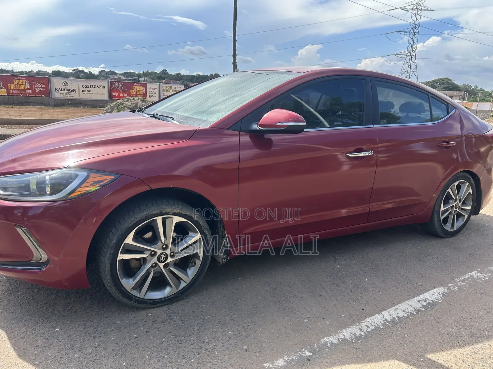 Hyundai Elantra Limited 2018 Red