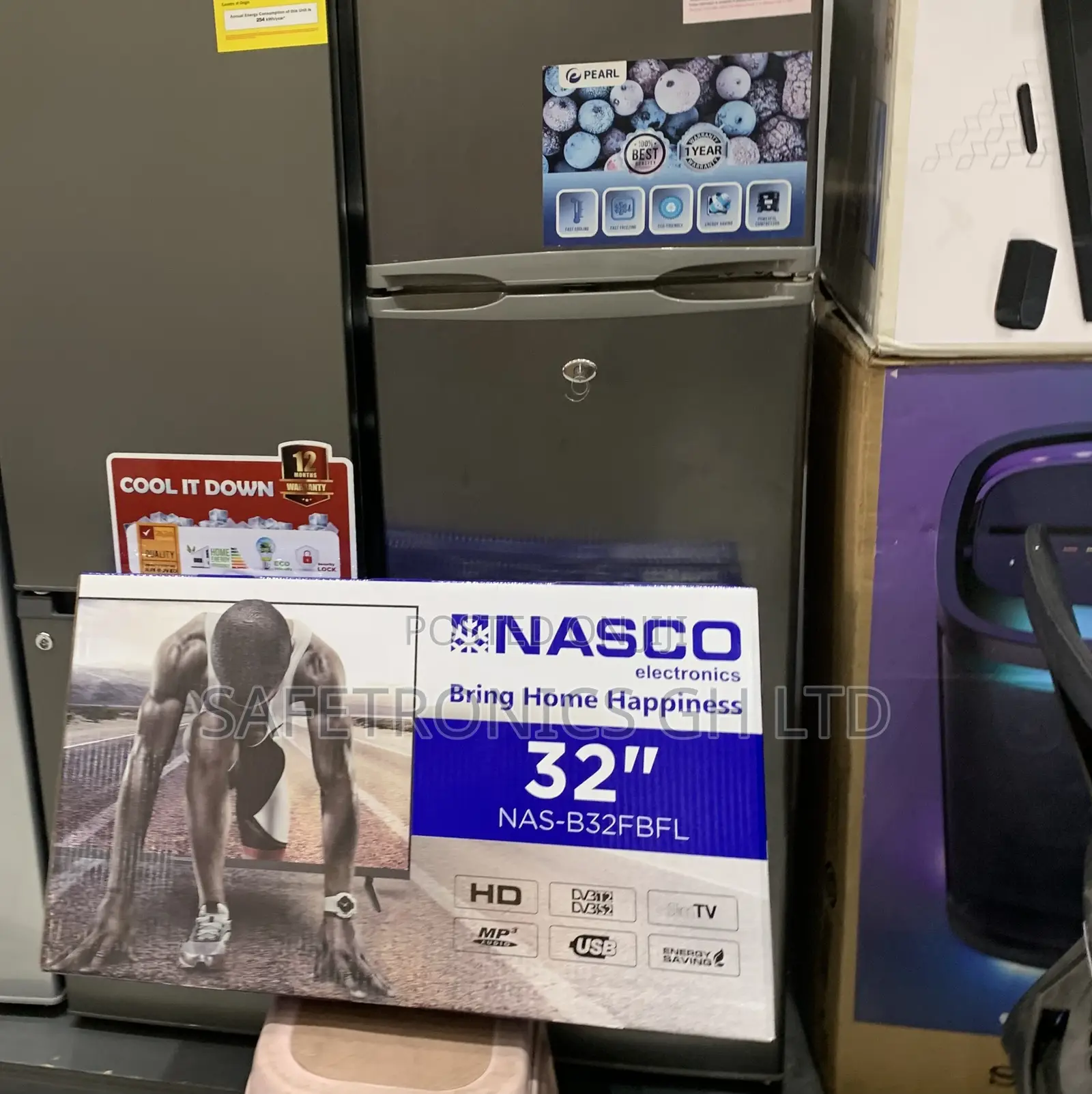 Newest Pure Vision 32 Inch Nasco Digital Full HD TV