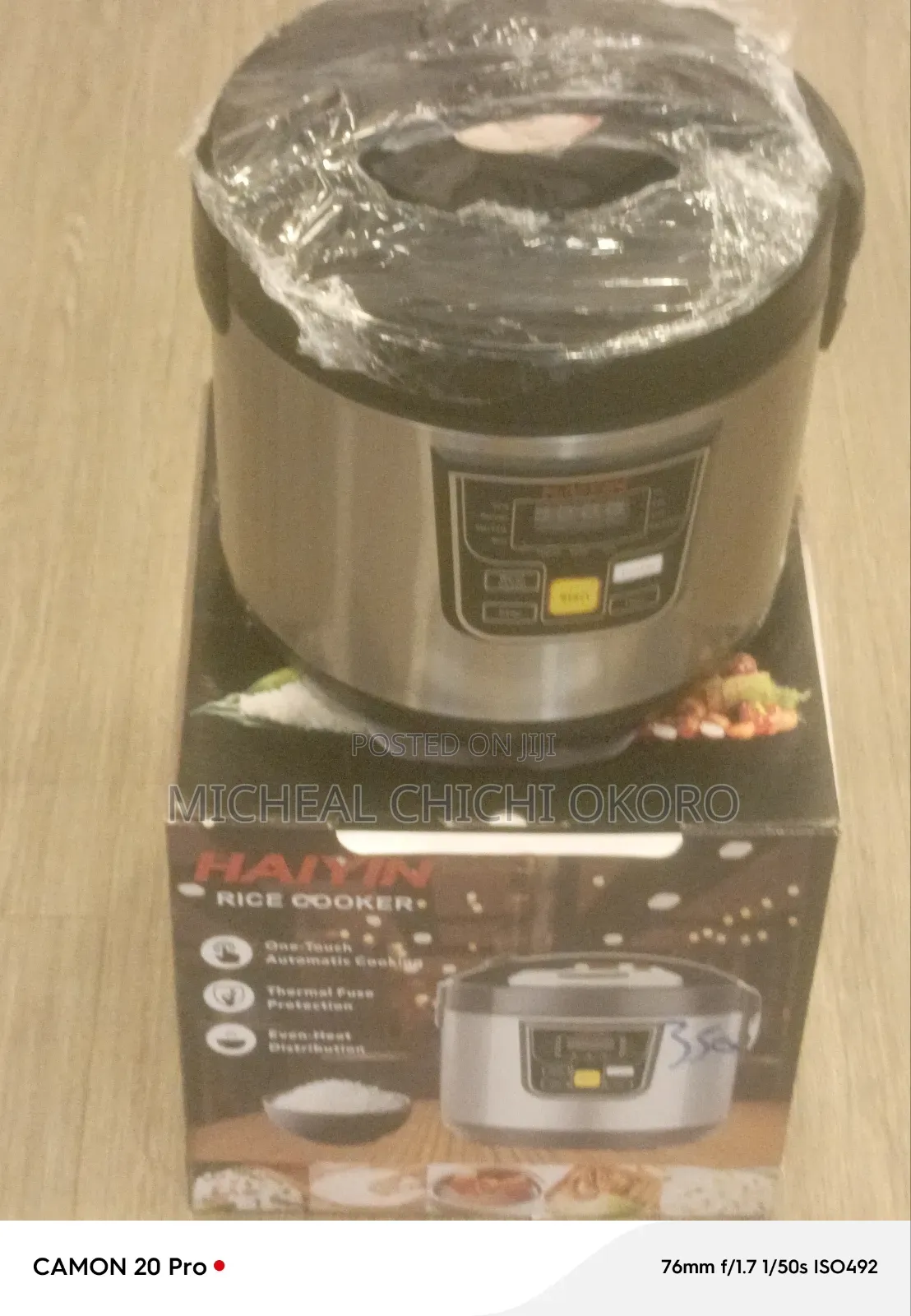 HAYIN Automatic Rice Cooker - One- Touch Cooking N Morgan Soundbar