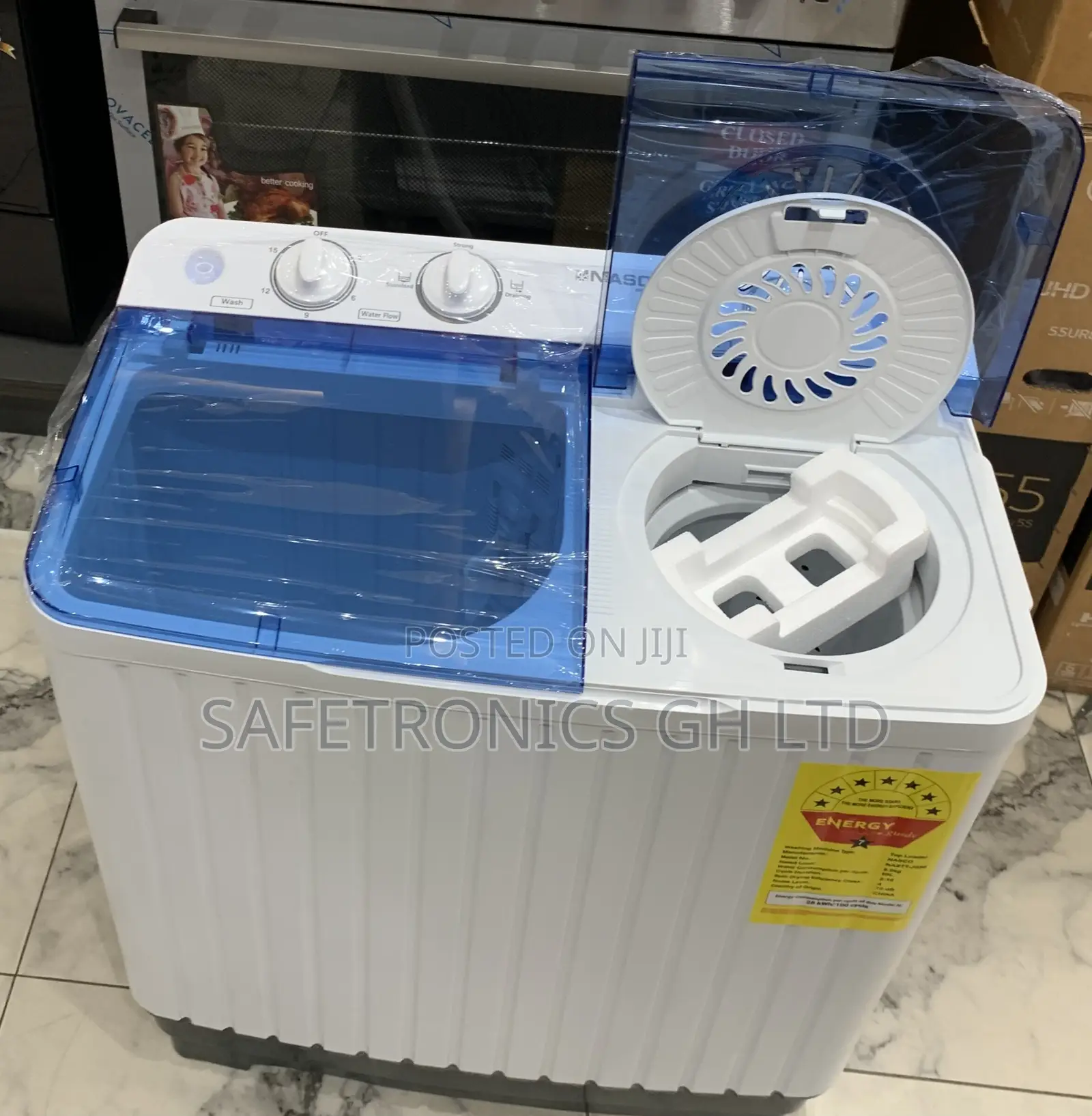 Perfect-Wash Nasco 15kg TopLoad WashingMachine