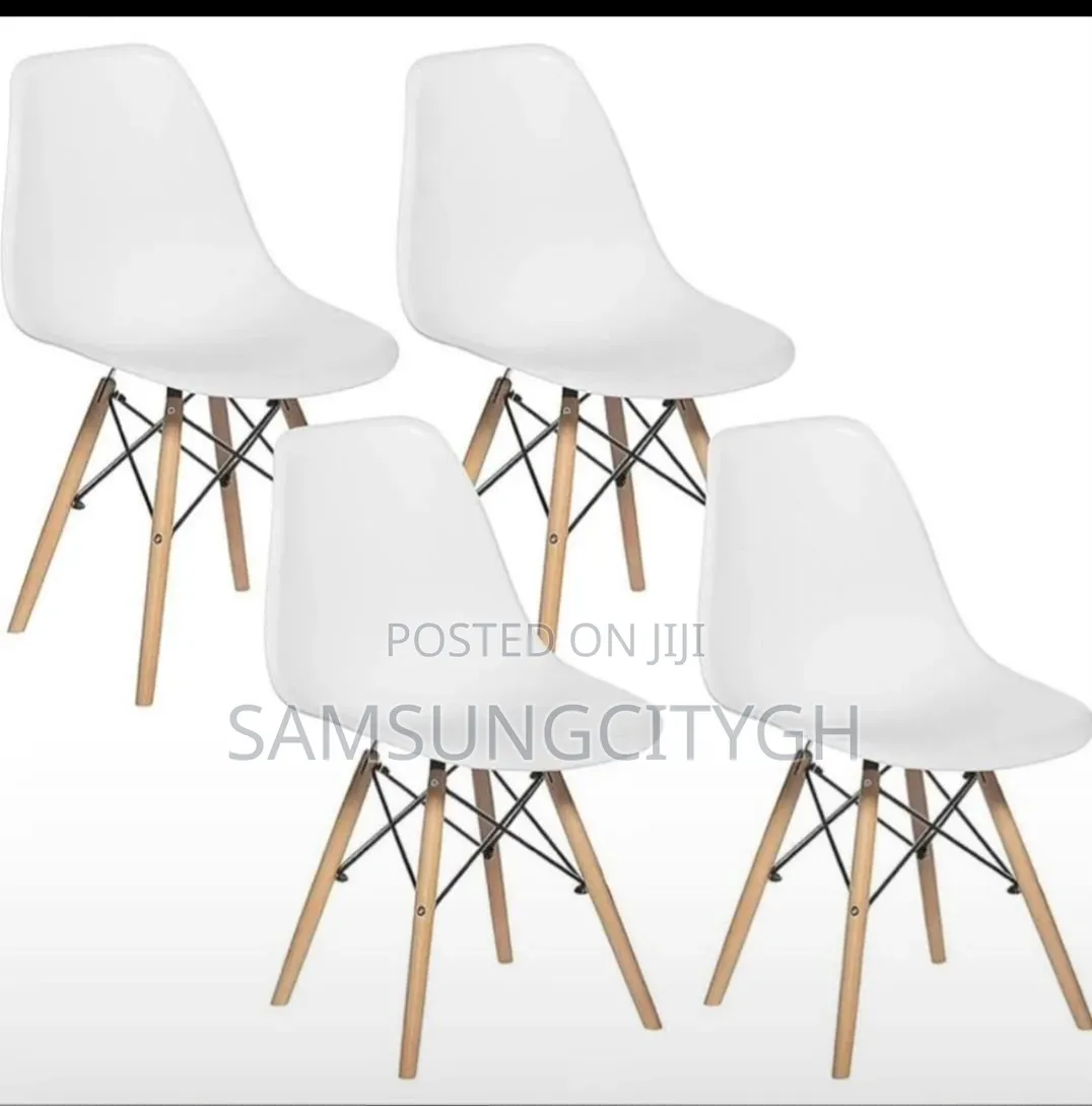Modern White Eames Dinning Chairs