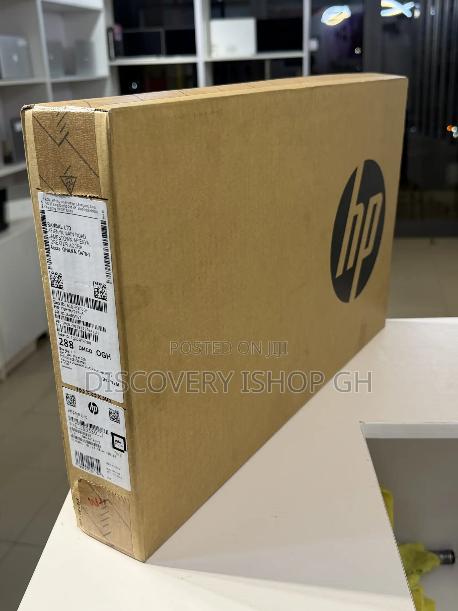 New Laptop HP 240 G10 8GB Intel Core 5 SSD 512GB