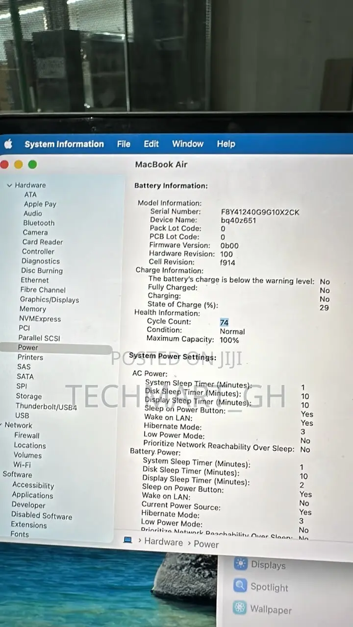Laptop Apple MacBook Air 2024 M3 8GB Apple M3 SSD 256GB
