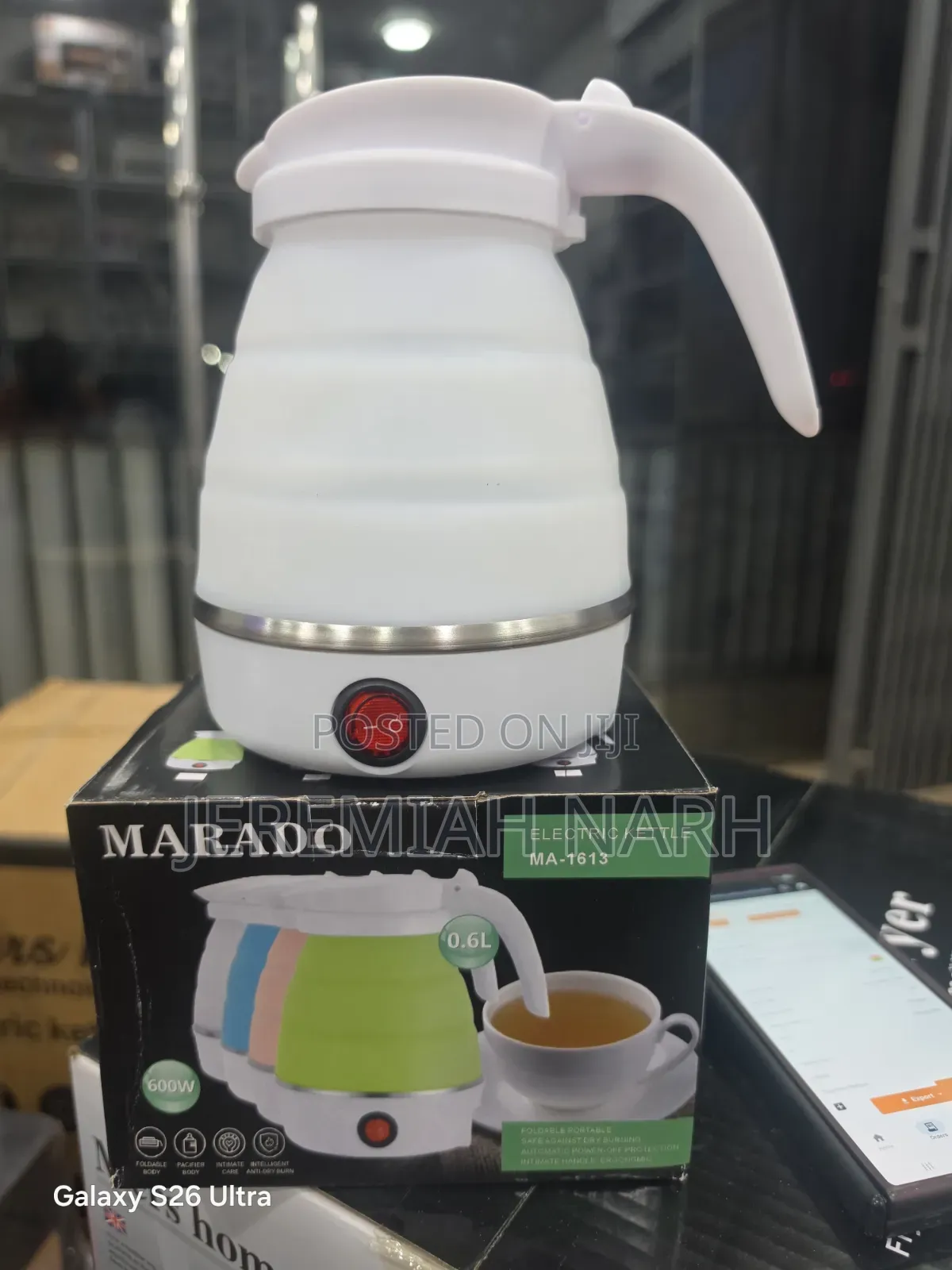 0.6L 600W Foldable Marado Kettle Highly Efficient
