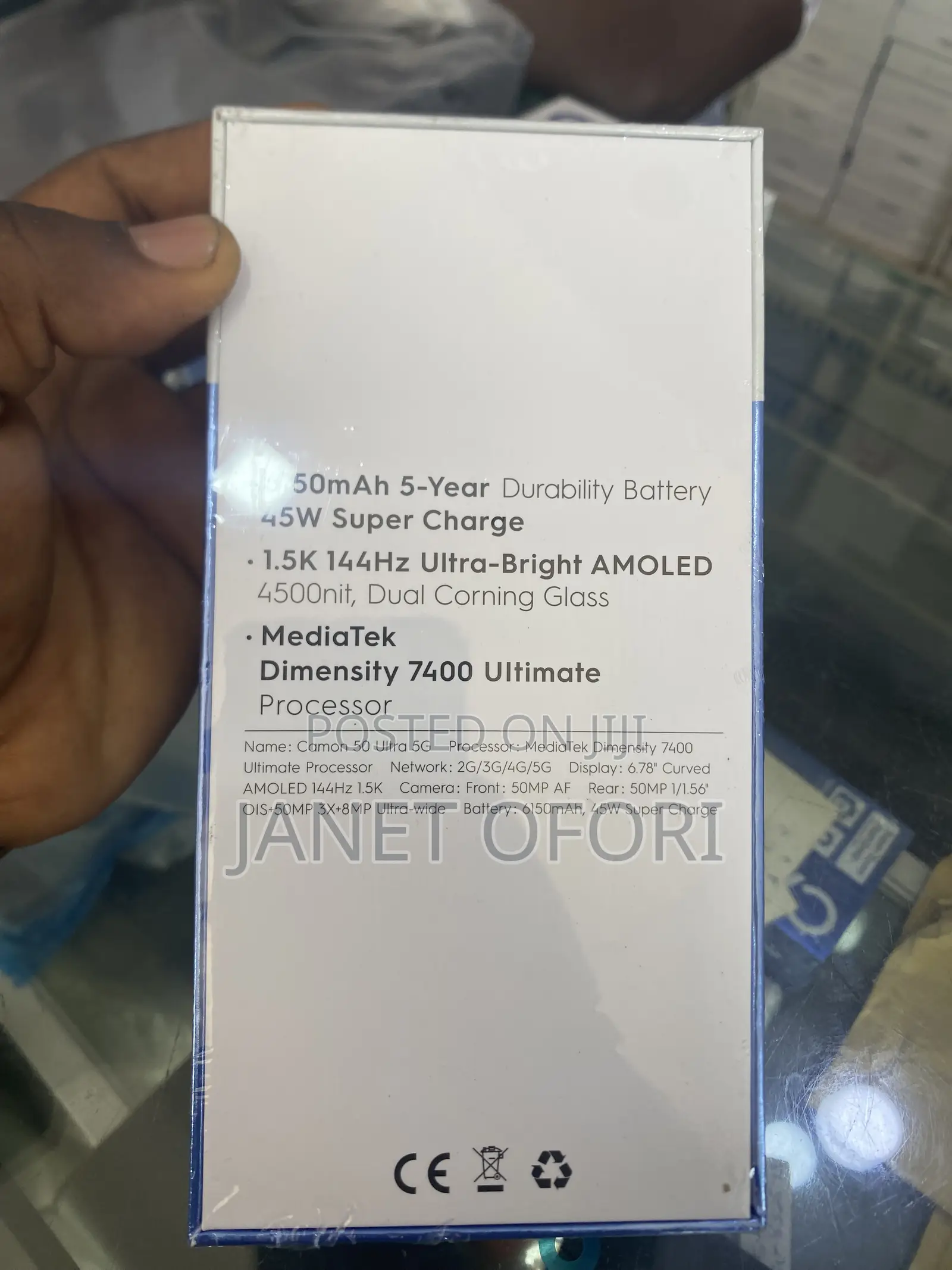 New Tecno Camon 50 Ultra 512 GB Black