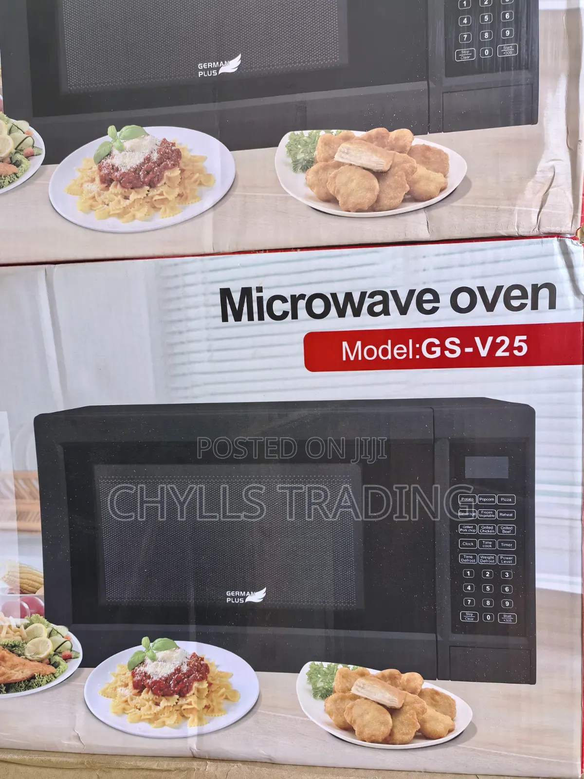 German Plus 25L Digital Microwave Oven With Grill