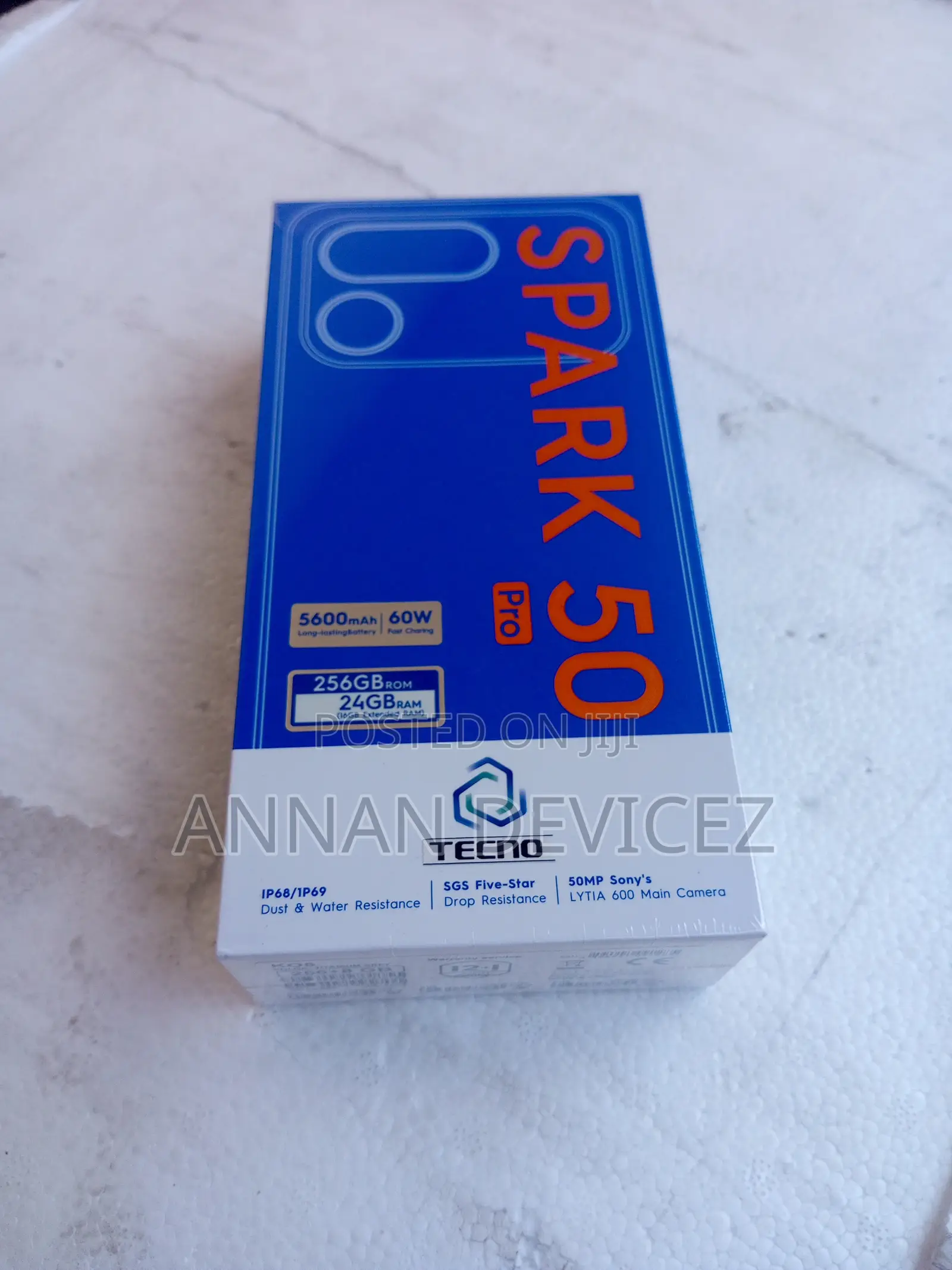 New Tecno Spark 50 Pro 256 GB Black