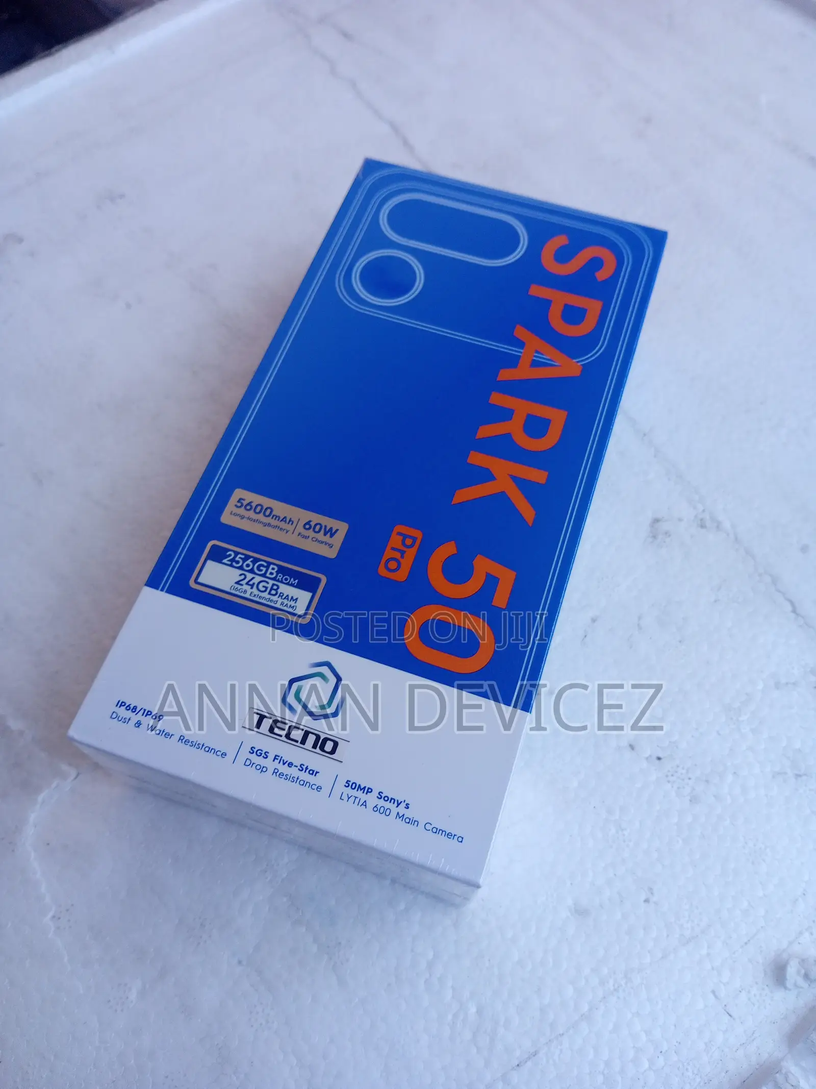 New Tecno Spark 50 Pro 256 GB Black