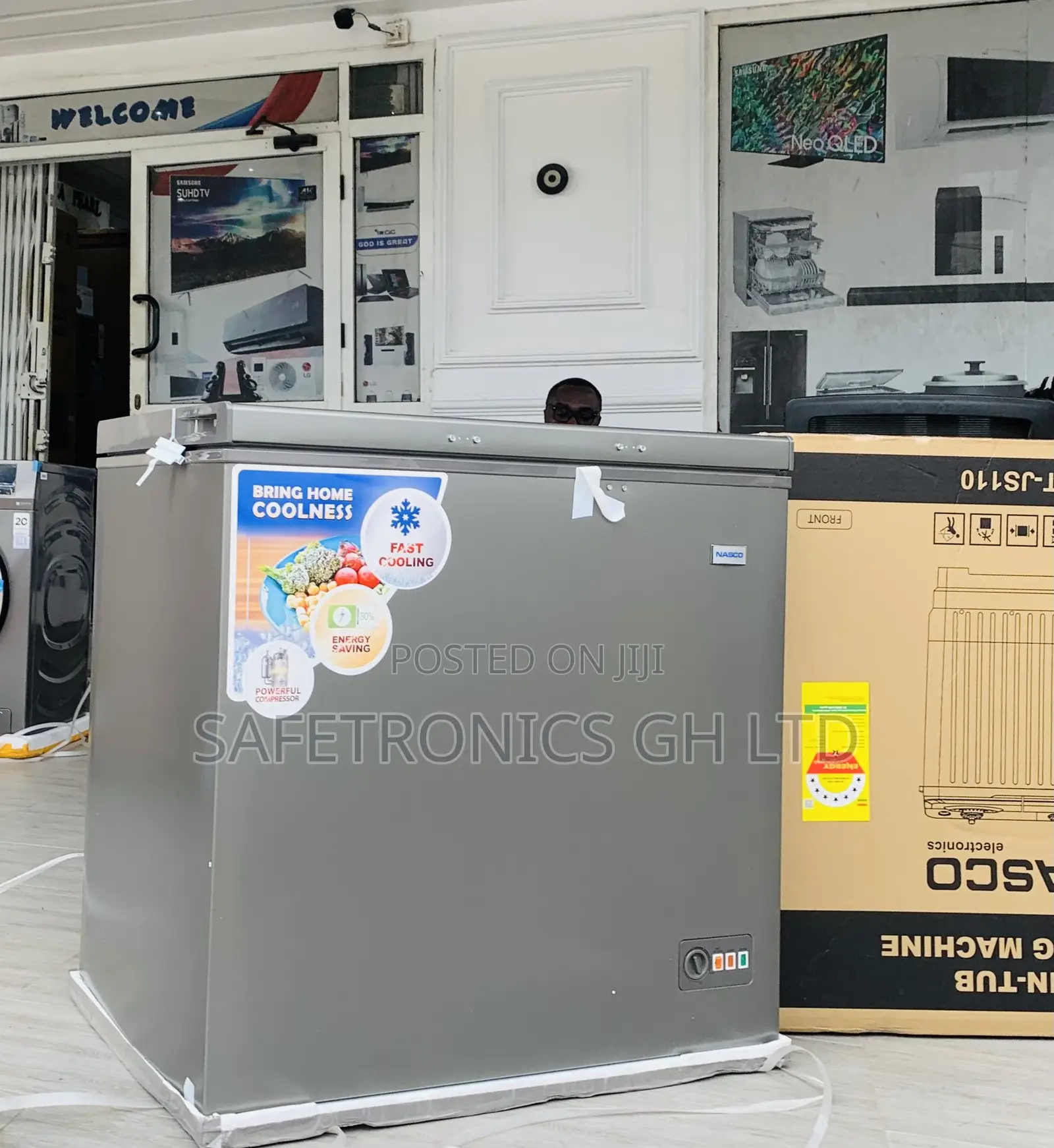 Super Fast | Singledoor 198 Liters Nasco Nas-230sk Freezer