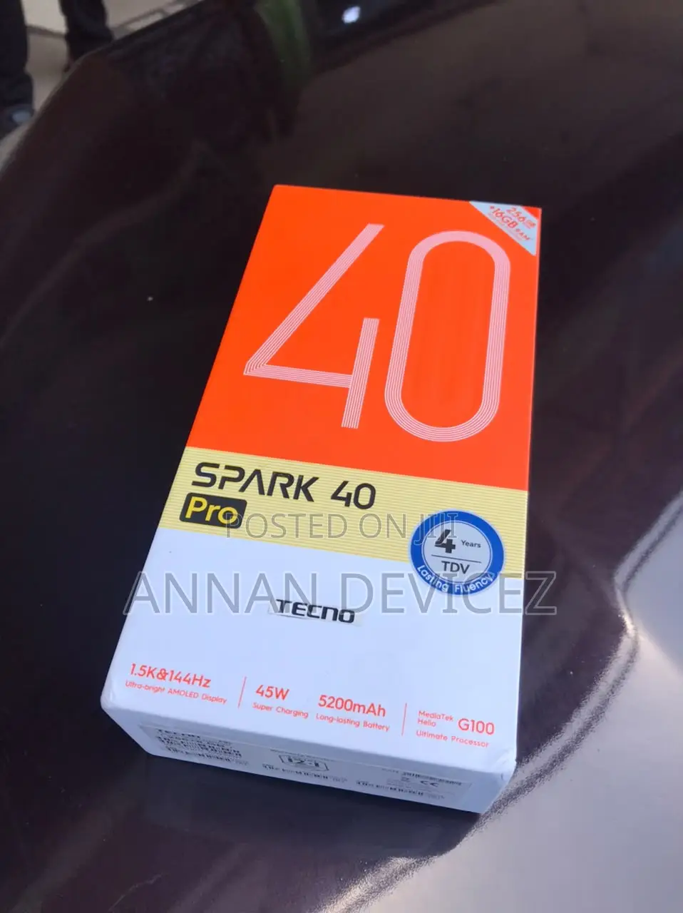 New Tecno Spark 40 Pro 256 GB Blue