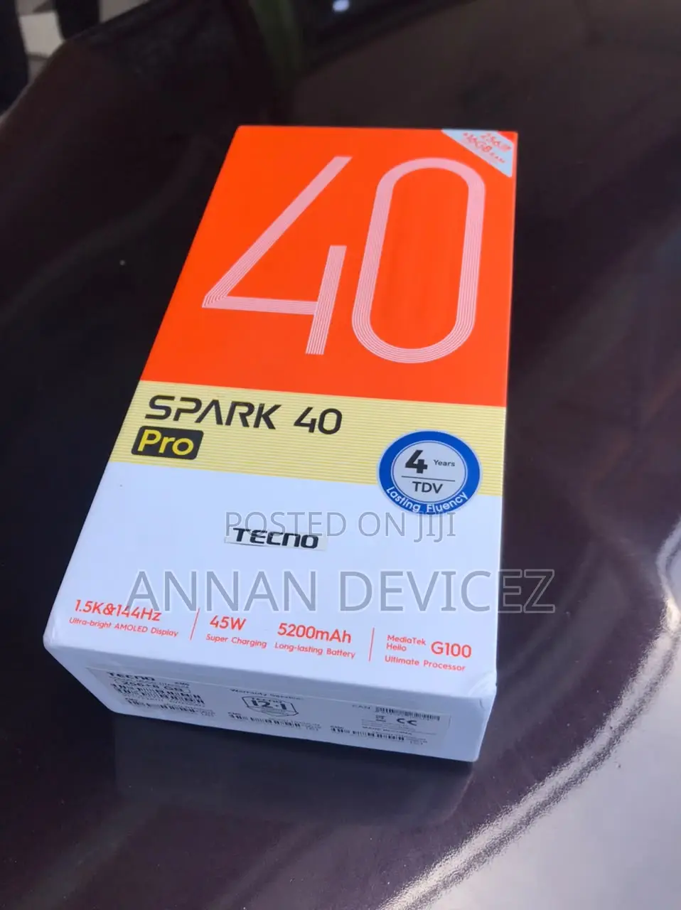 New Tecno Spark 40 Pro 256 GB Blue