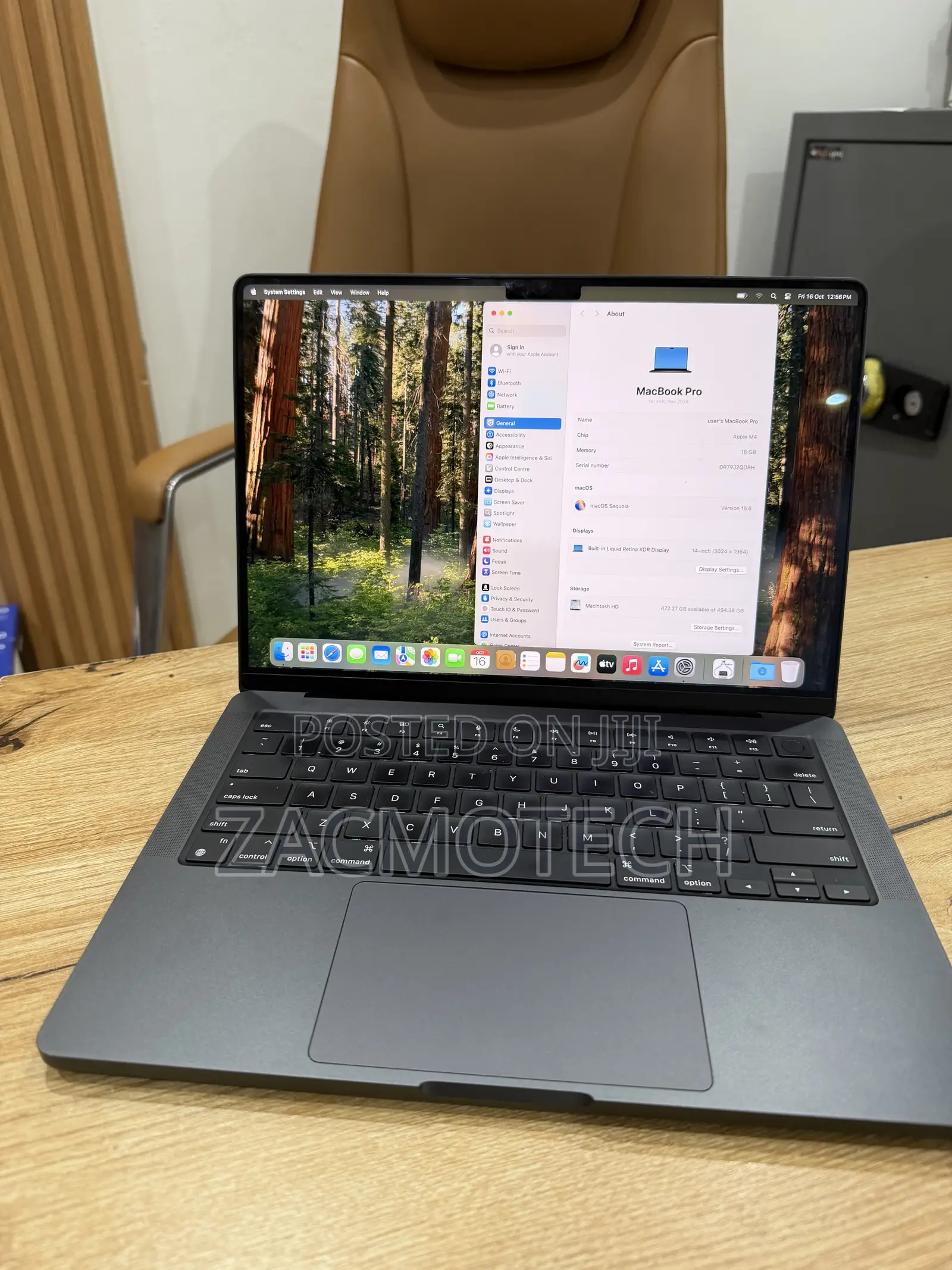 Laptop Apple MacBook Pro 2024 M4 16GB Apple M4 SSD 512GB