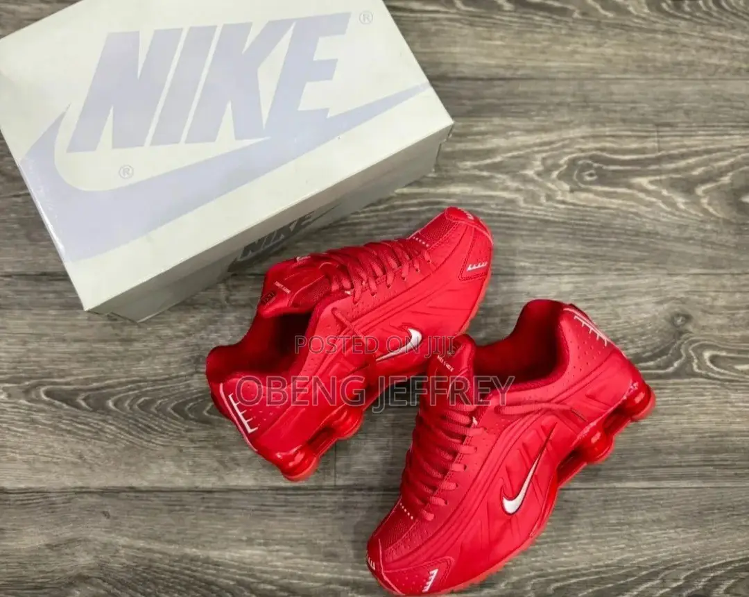 Original Nike Shox R4 Gym Red