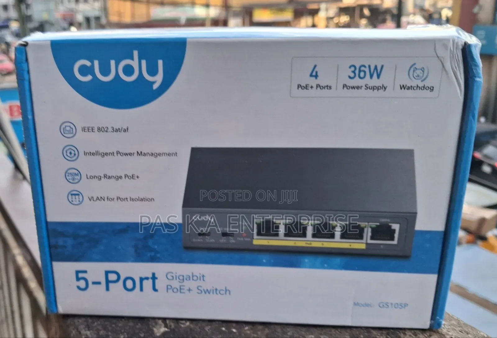 Cudy 4 Port Gigabit Poe+ Switch