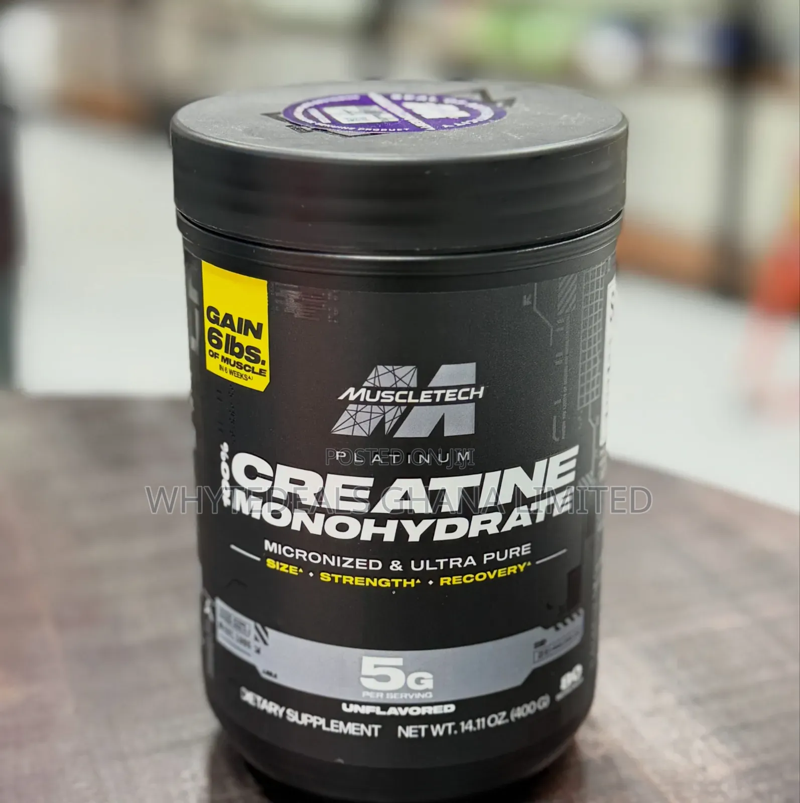 Muscletech Platinum 100% Creatine Monohydrate| Powder| Build Muscles