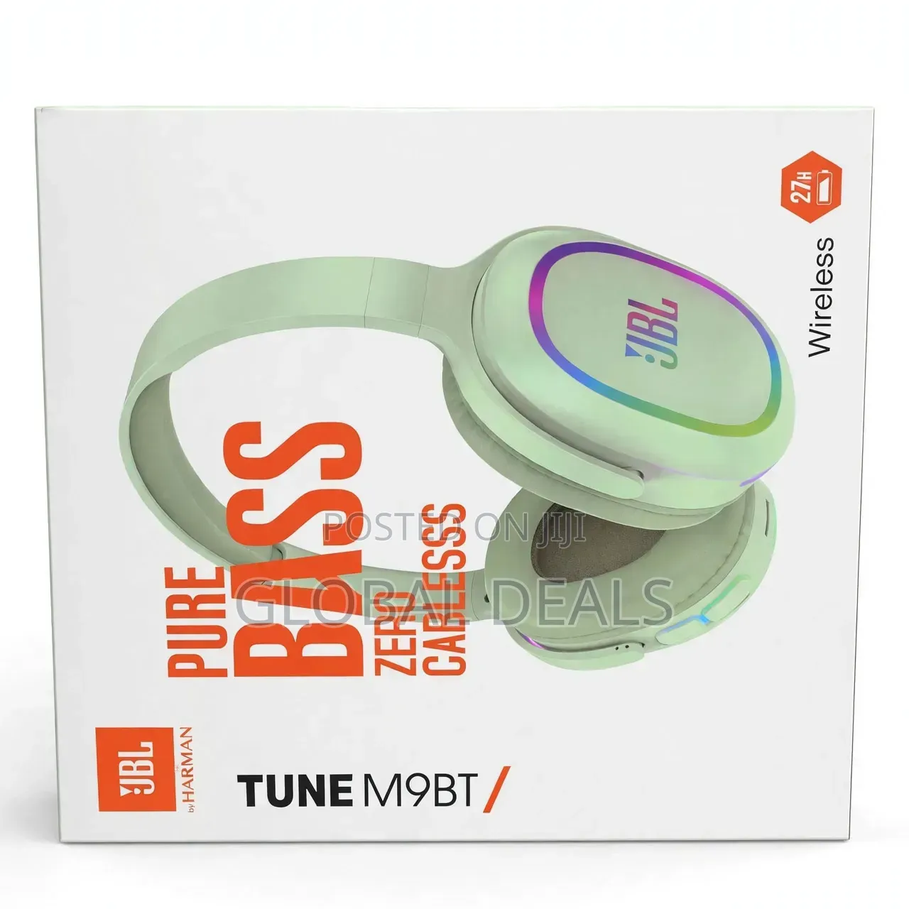 JBL Tune M9BT - Pure Bass - 27H Battery - Wireless Bluetooth Headset