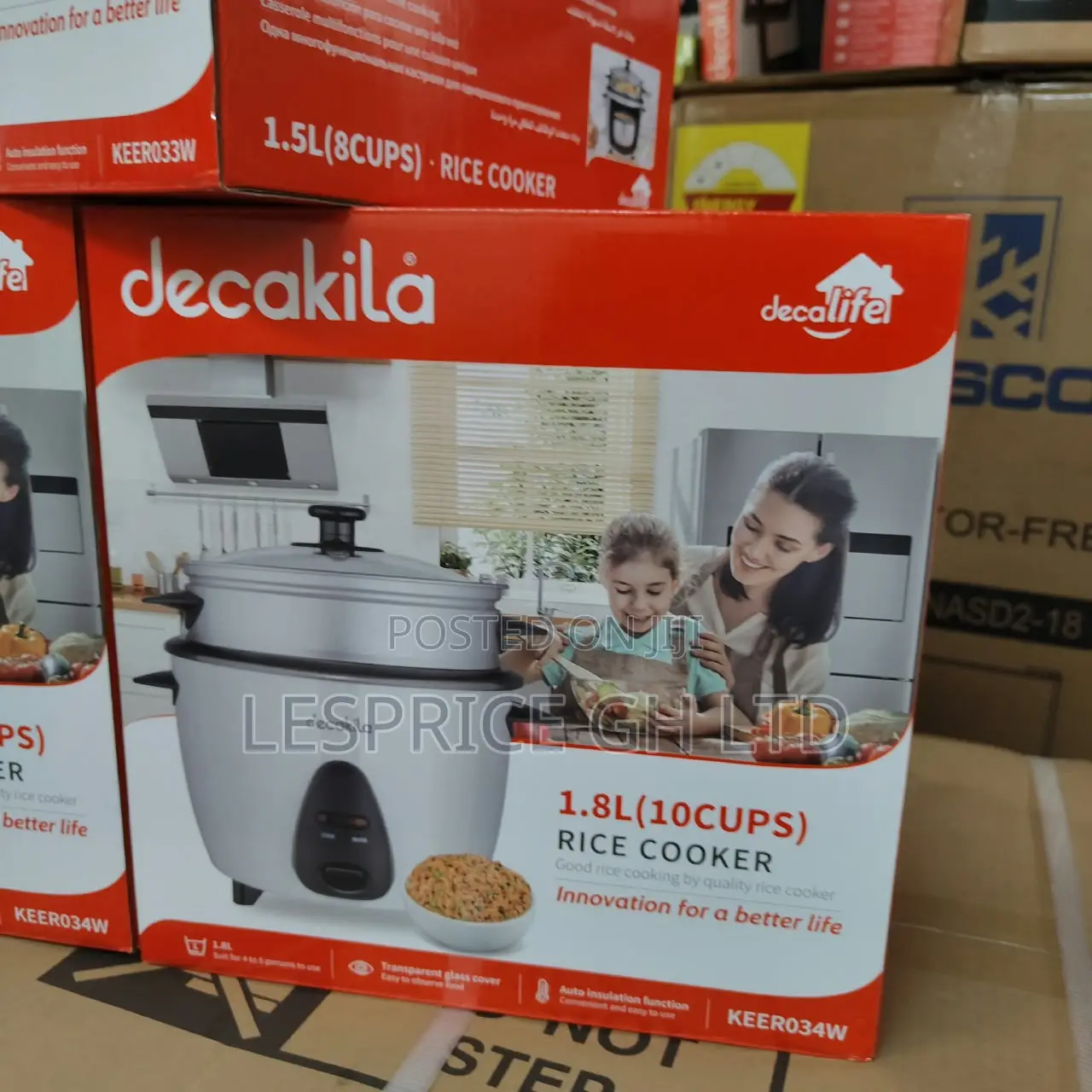 The Best Rated 1.8Litre Rice Cooker From Decakila