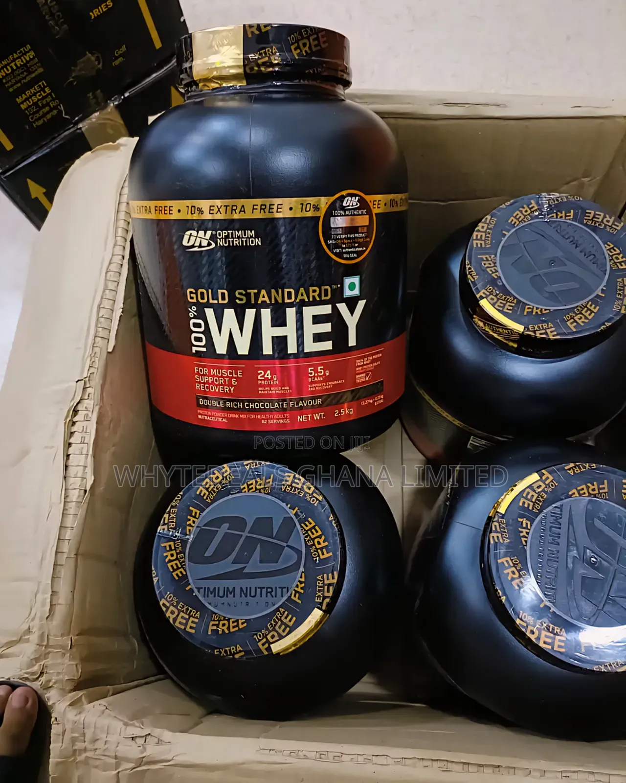 Optimum Nutrition Gold Standard 100% Whey Protein| Bcca| Isolate| 5lbs