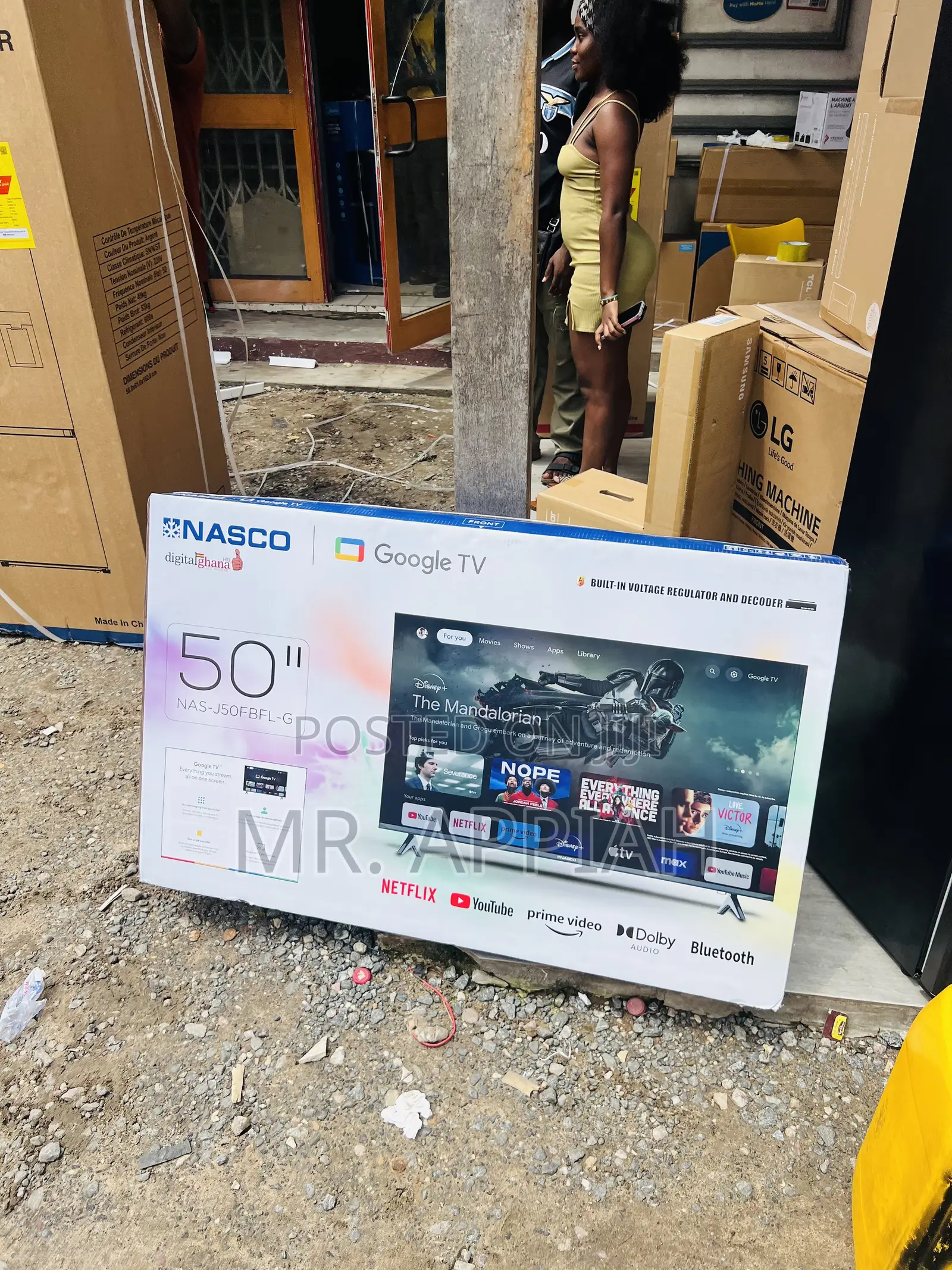 Smart Uhd 4k Smart Nasco Television(50 Inches)
